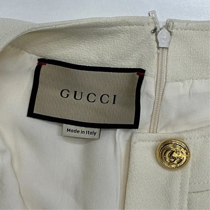 Gucci Gucci SS22 Ivory Button-Up Dress-2507 Size XS / US 0-2 / IT 36-38 - 8 Thumbnail
