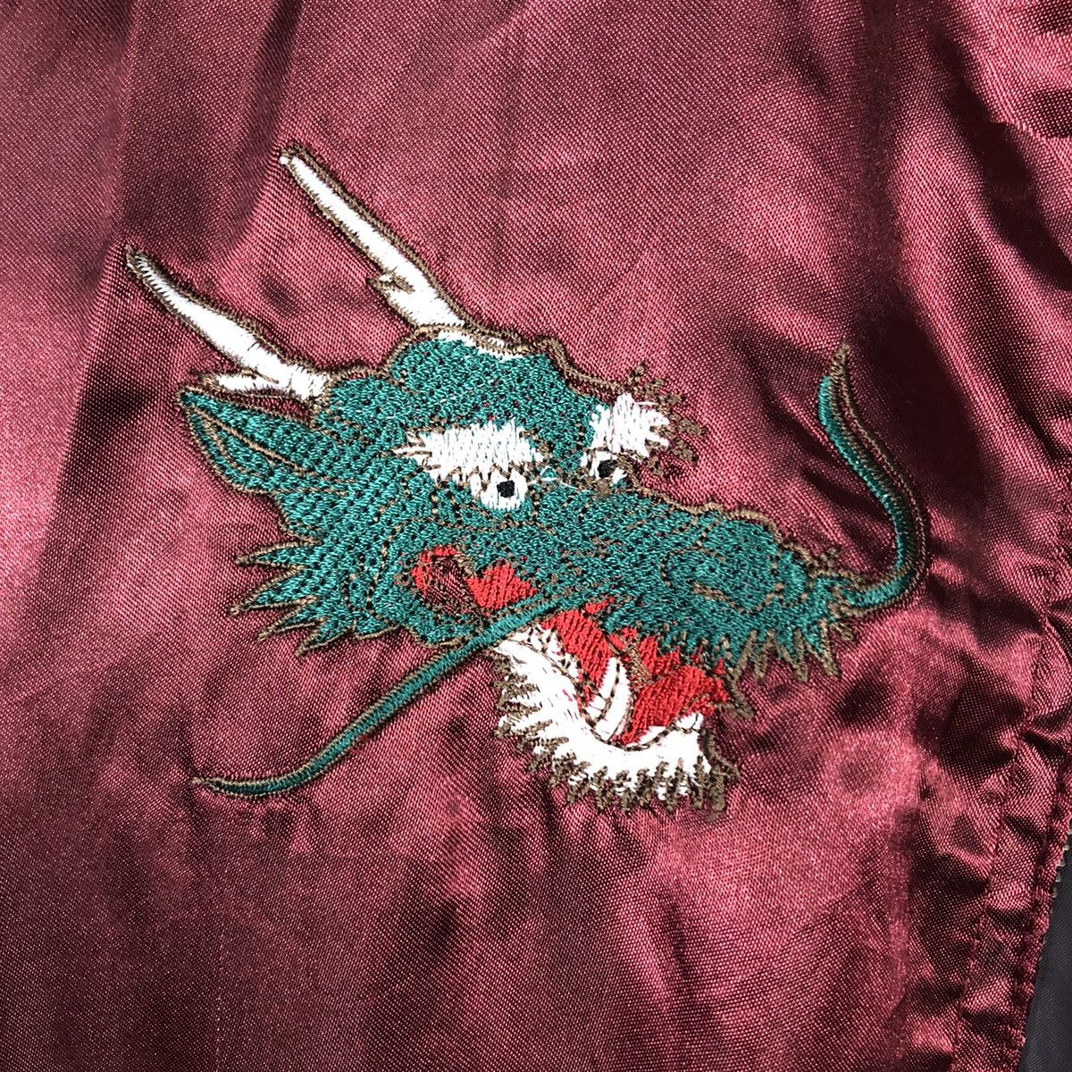 Vintage 📌Vintage Souvenir Sukajan Jacket Embroidered Japan Design Size US L / EU 52-54 / 3 - 20 Thumbnail