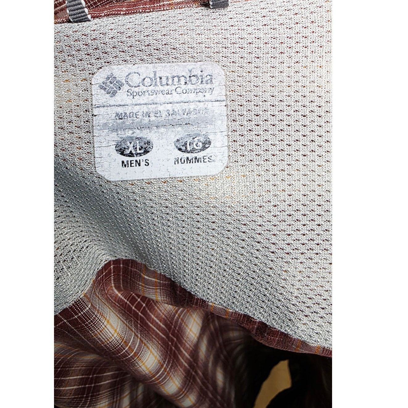 Columbia Columbia Omni Shield Brown Plaid Button Up Shirt Casual Size US XL / EU 56 / 4 - 9 Thumbnail
