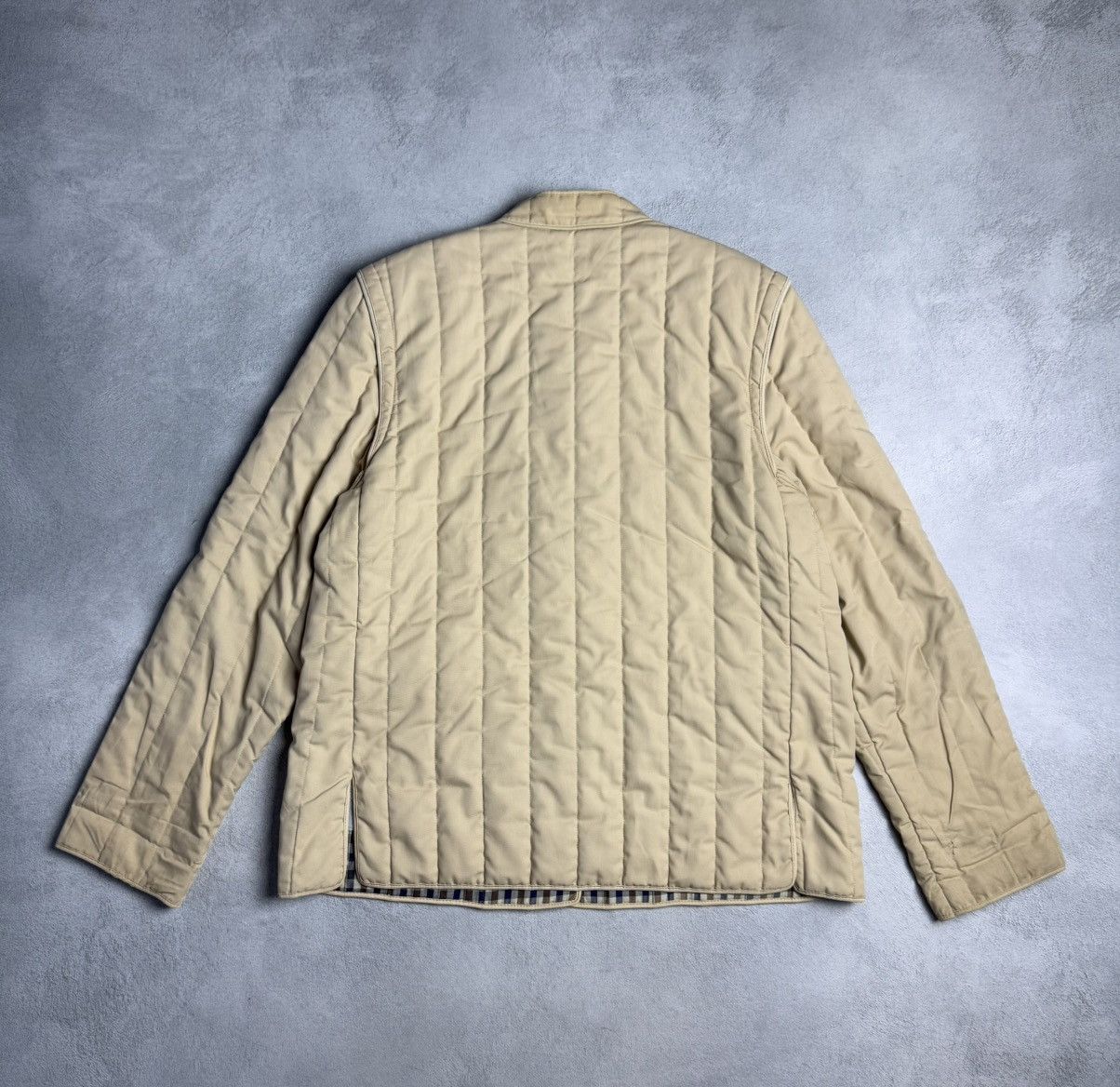 Aquascutum Aquascutum Padded Jacket Round Neck House Check Lining Size L / US 10 / IT 46 - 2 Thumbnail