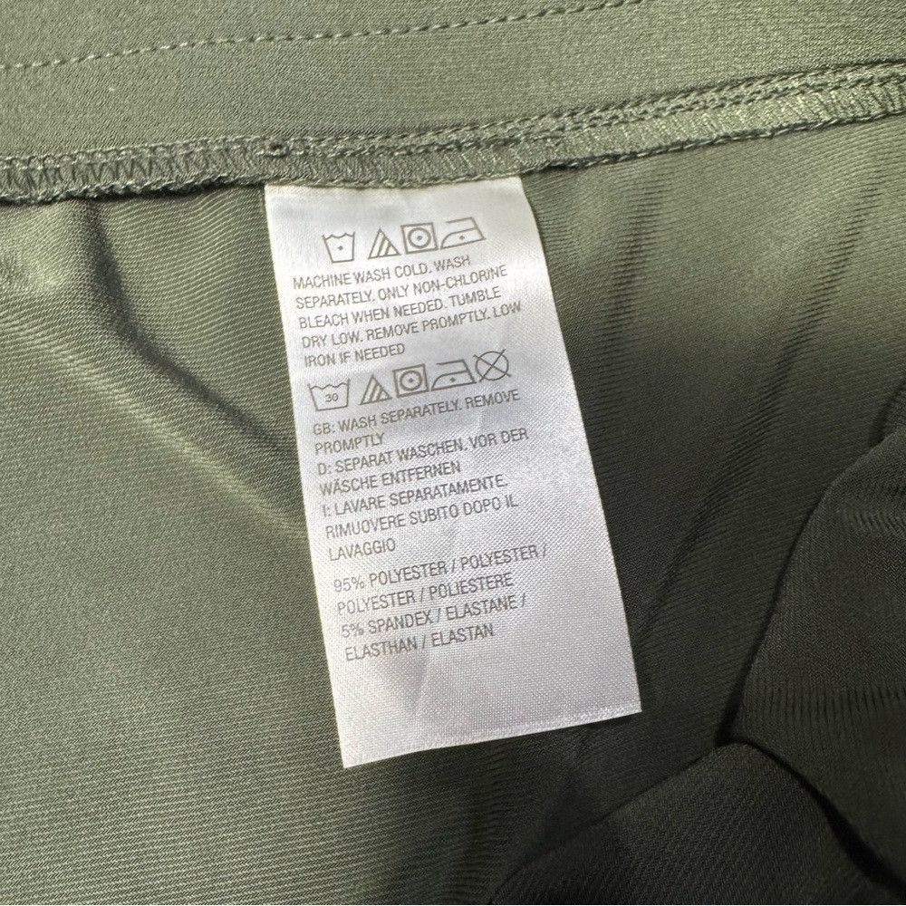 Other New Susan Graver Liquid Knit Regular Slim Leg Ankle Olive P Size 42" / US 20 - 8 Thumbnail