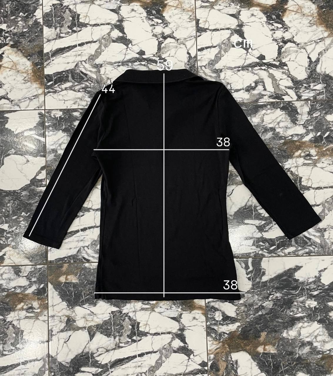 Polo Ralph Lauren Lauren Ralph Lauren Women's Black Polo Shirt Long Sleeve Size S / US 4 / IT 40 - 13 Thumbnail
