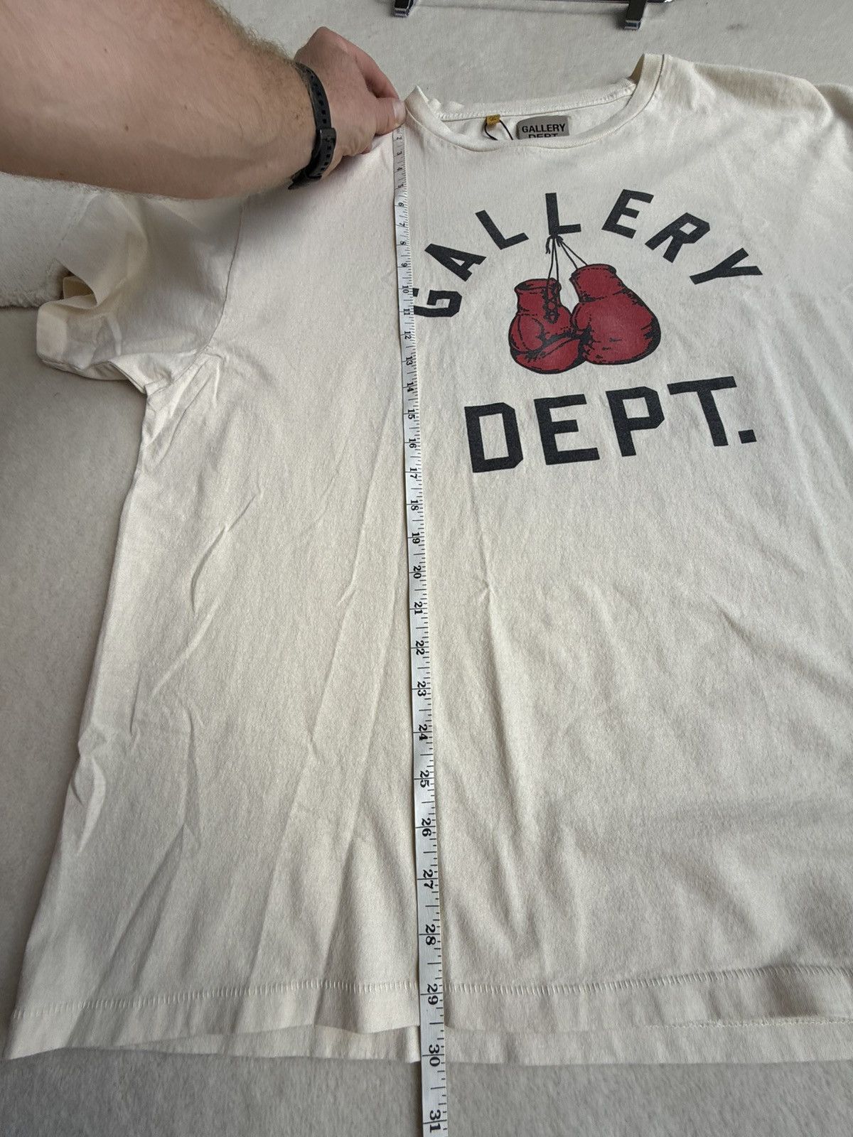 Gallery Dept. Gallery Dept boxing gloves off white t shirt XL Size US XL / EU 56 / 4 - 7 Thumbnail