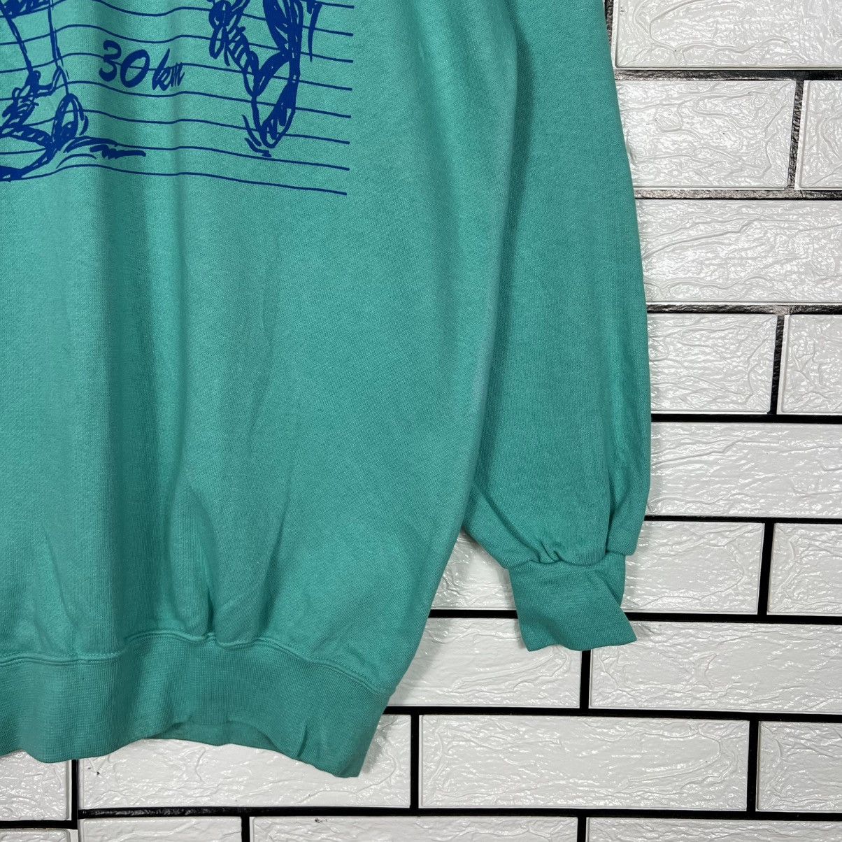 Vintage 1990 OHME-HOCHI Marathon Road Race Sweatshirt #3980-C181 Size US L / EU 52-54 / 3 - 8 Thumbnail