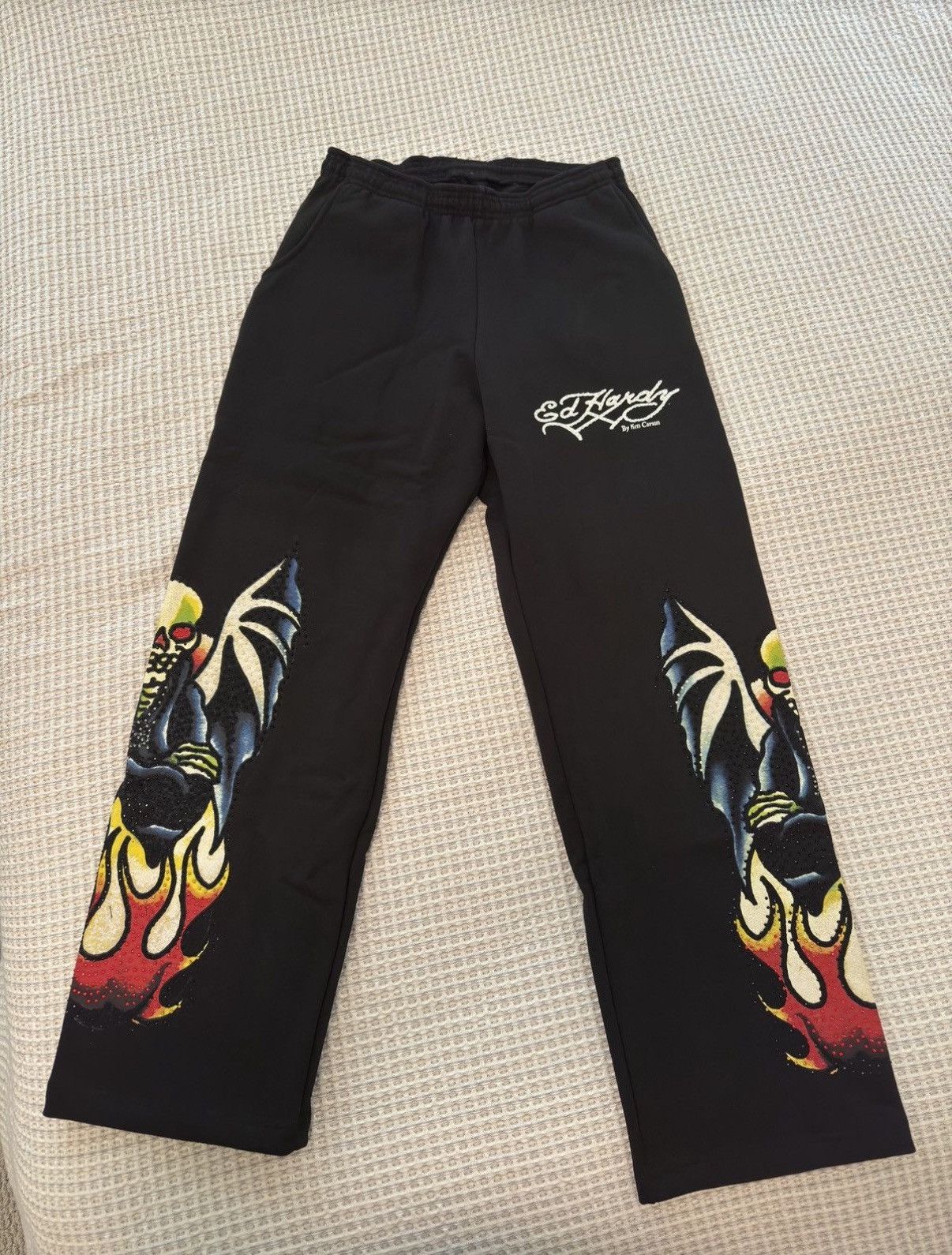 Ed Hardy × Ken Carson Ed Hardy Ken Carson Complexcon Sweatpants Size US 32 / EU 48 - 1 Thumbnail