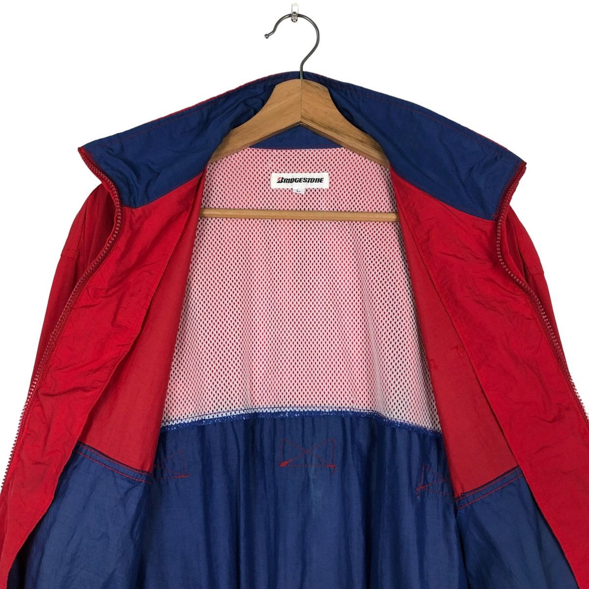 Japanese Brand 🔥VINTAGE BOMBER JACKET BRIDGESTONE BIG LOGO ISSEY MIYAKE Size US L / EU 52-54 / 3 - 15 Thumbnail