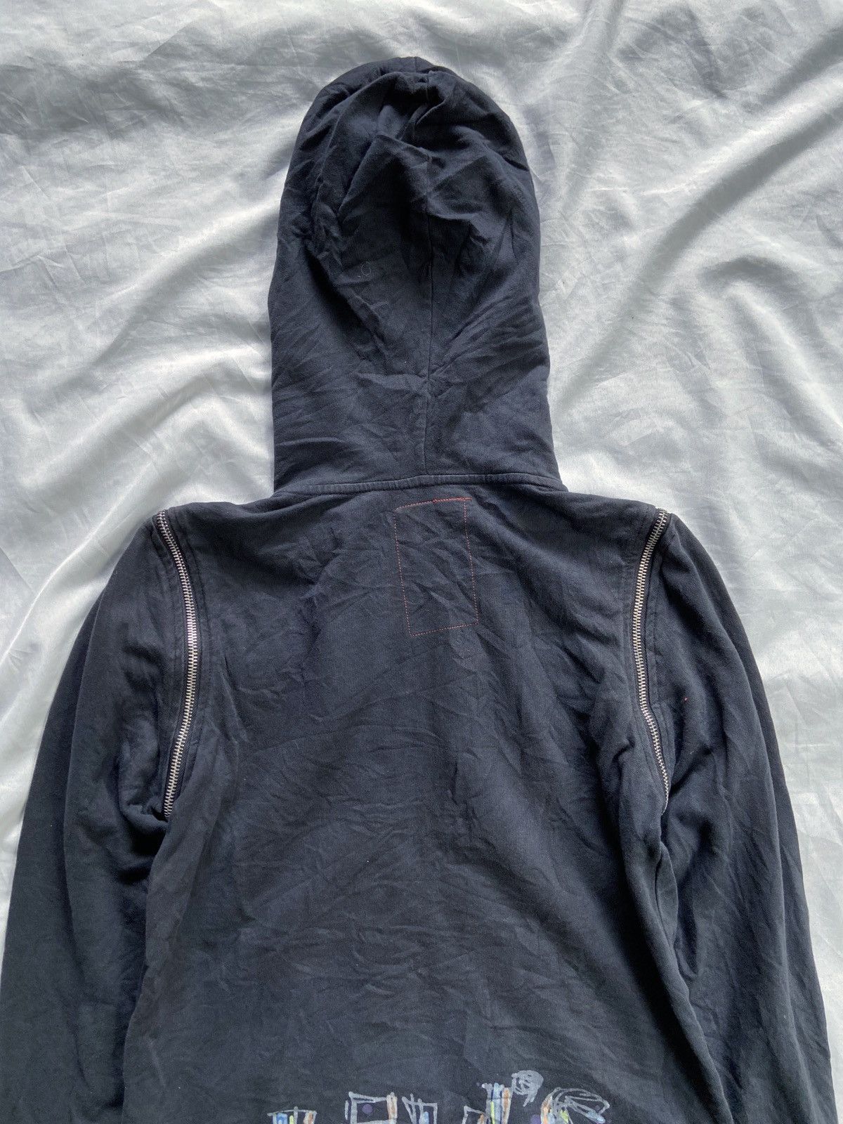 Beauty Beast LEVIS MULTI ZIPPER PUNK SUN FADED STYLE ZIP HOODIE Size US S / EU 44-46 / 1 - 17 Thumbnail