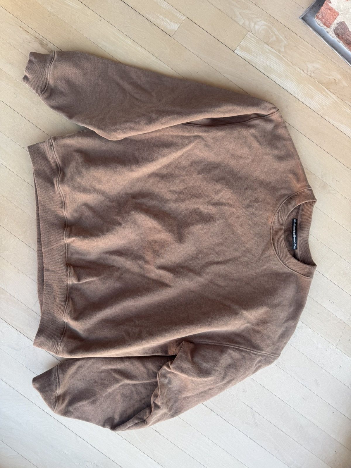 Stockholm Surfboard Club Stockholm Surfboard Club Brown Back Logo Sweatshirt sz M Size US M / EU 48-50 / 2 - 5 Thumbnail
