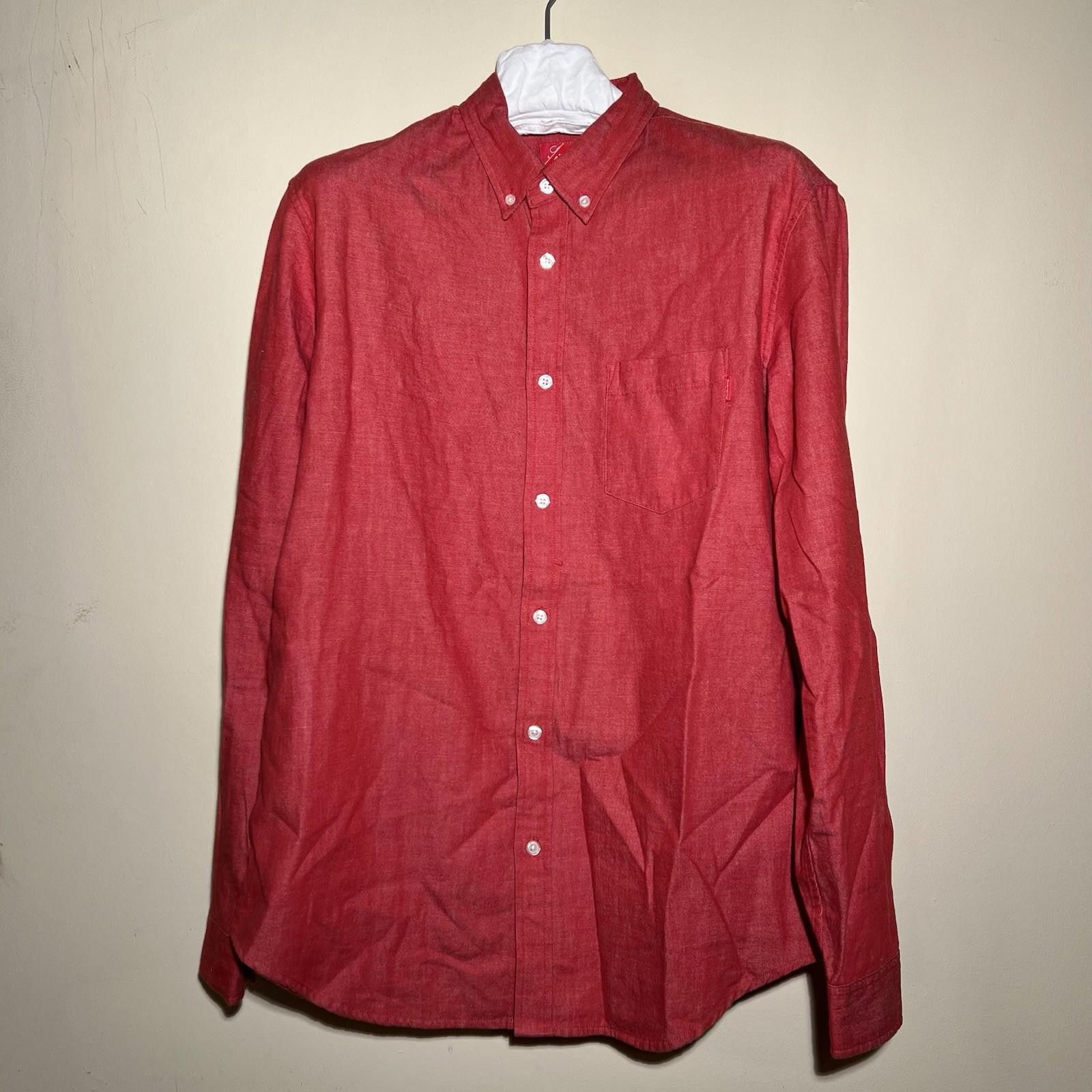 Supreme SS12 SUPREME DENIM SHIRT RED LARGE 2012 Size US L / EU 52-54 / 3 - 1 Thumbnail