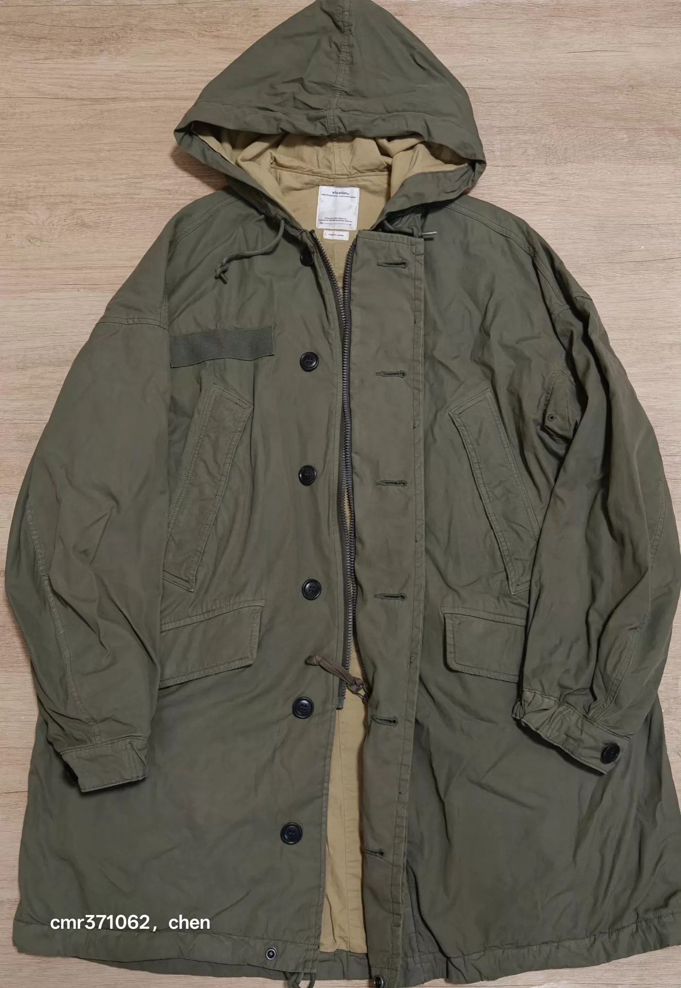 Visvim VISVIM 20SS PATTERSON OVERCOAT C/NY Olive 1 (Oversized) Size US S / EU 44-46 / 1 - 6 Thumbnail