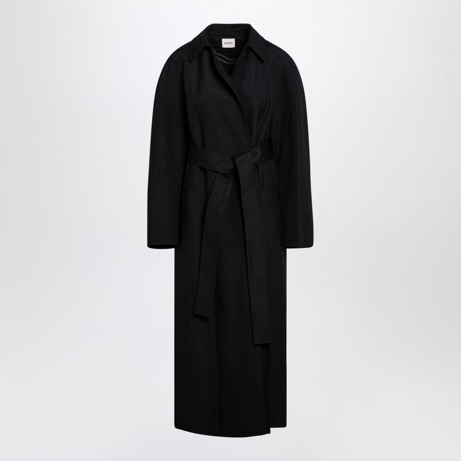 KHAITE o1d2blof0824 Roth Coat in Black Size S / US 4 / IT 40 - 1 Thumbnail