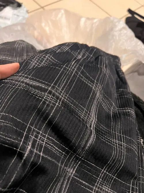 VIBE Corduroy Vintage Plaid Pants Men Streetwear Size US 34 / EU 50 - 5 Thumbnail