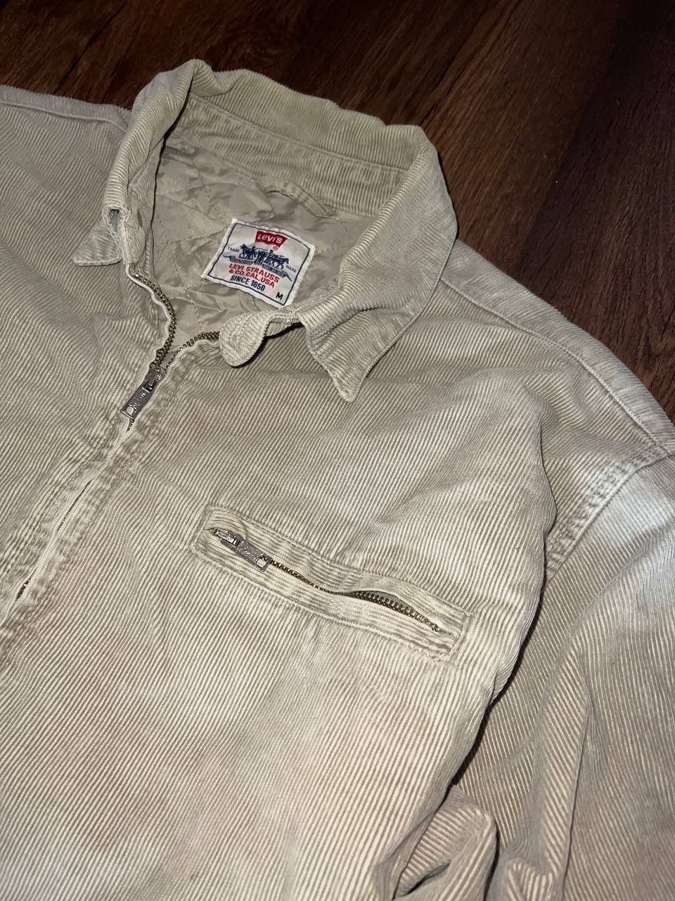 Levi's × Levi's Vintage Clothing × Vintage Levi's Vintage Sherpa Lined Jacket Corduroy White Tab Size US M / EU 48-50 / 2 - 5 Thumbnail
