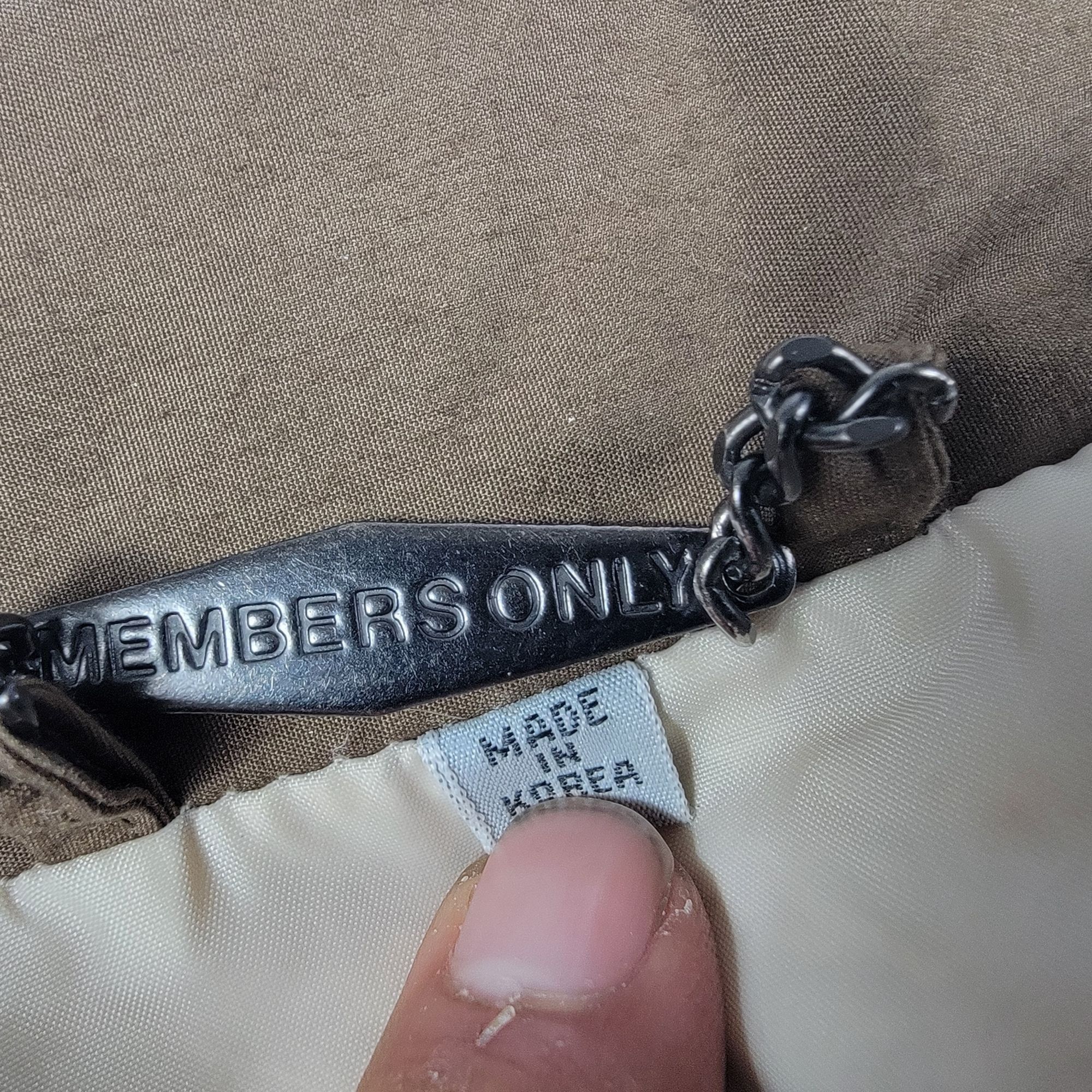 Members Only Members Only Mens Medium 46 Beige Puffer Jacket Full Zip Cas Size US M / EU 48-50 / 2 - 5 Thumbnail