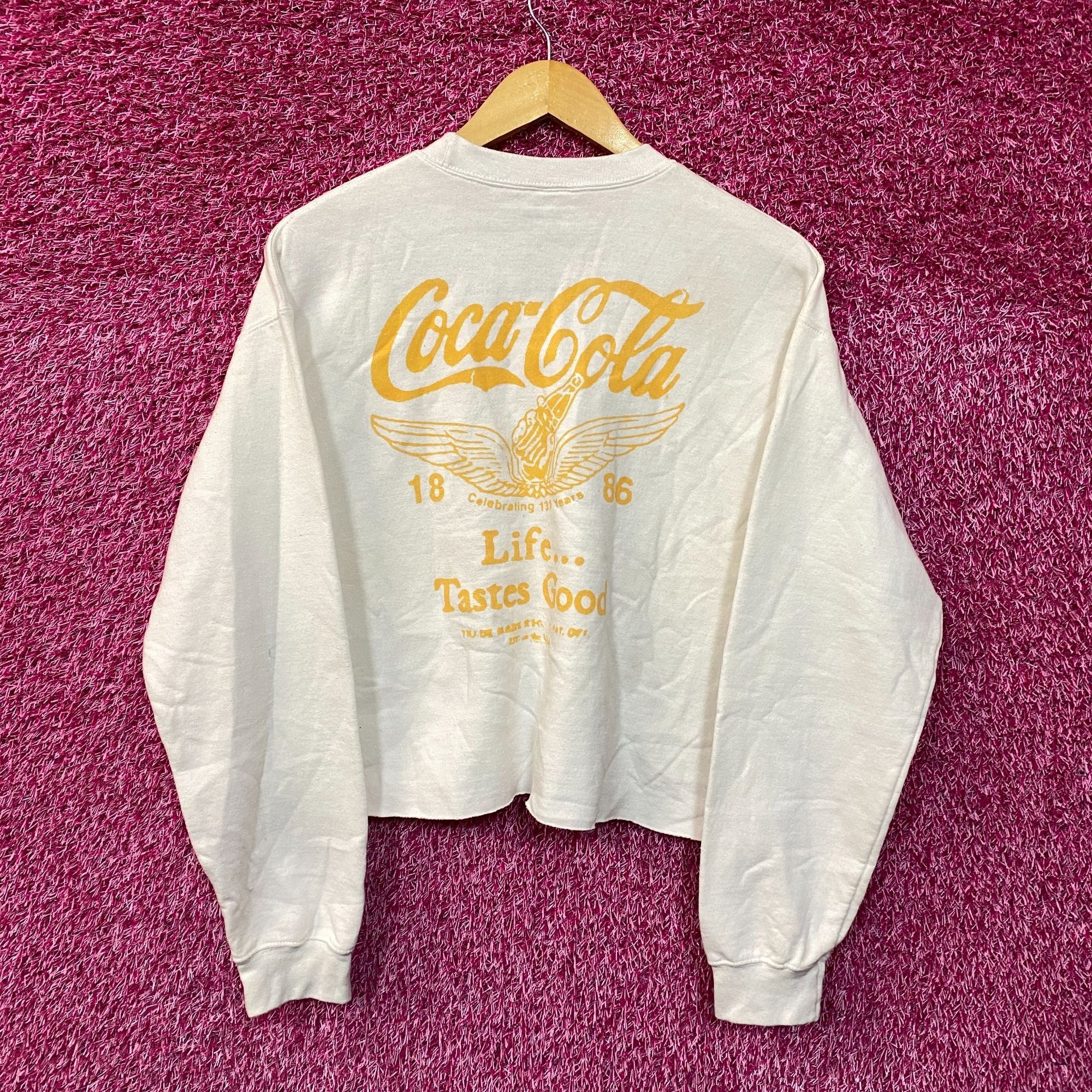 Coca Cola Coca-Cola Life Tastes Good Winged Coke Promo Crop Crewneck S Size S / US 4 / IT 40 - 1 Thumbnail