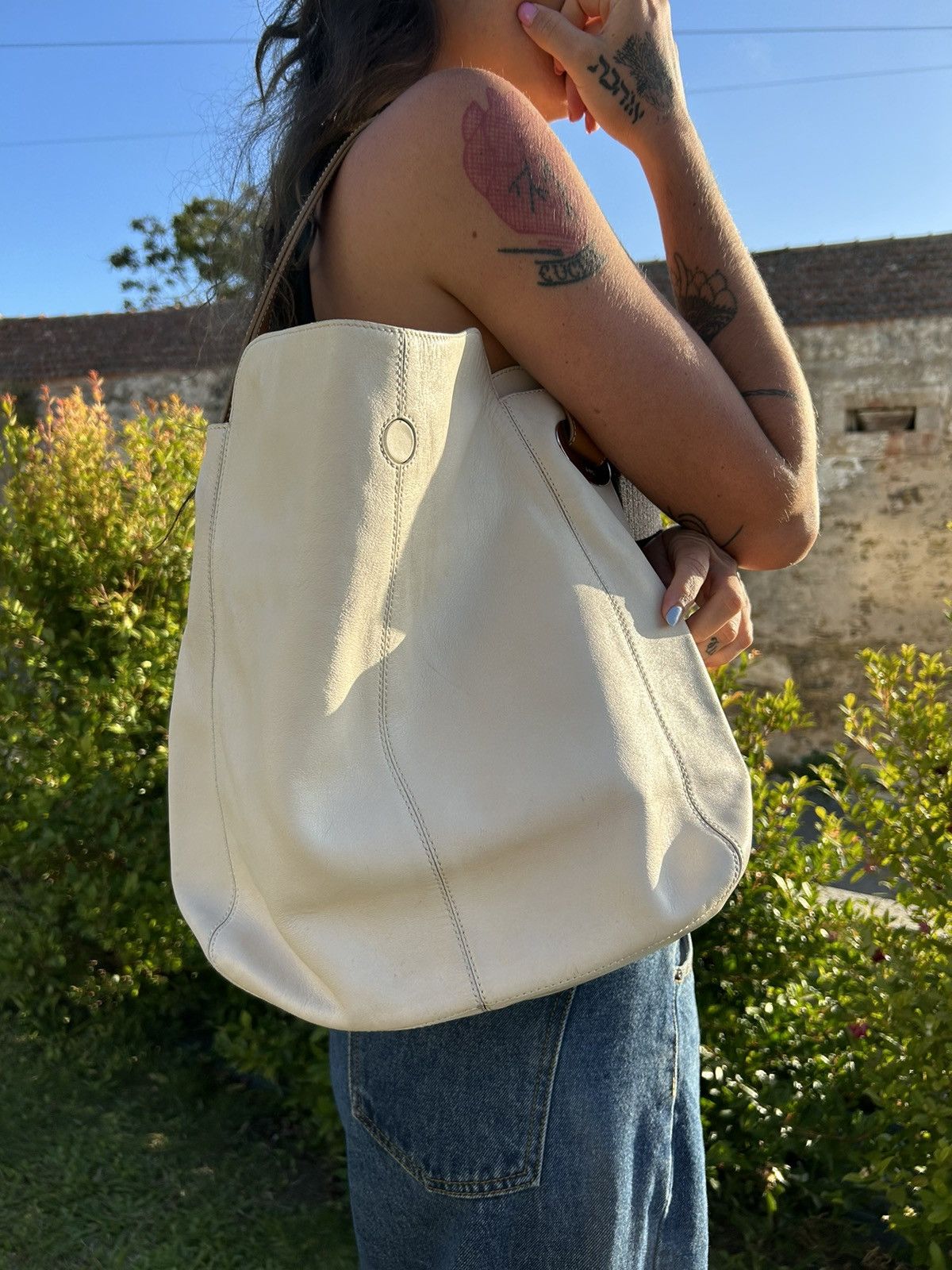 Tod's Tods Classic Shoulder Cream Bag Size ONE SIZE - 6 Thumbnail