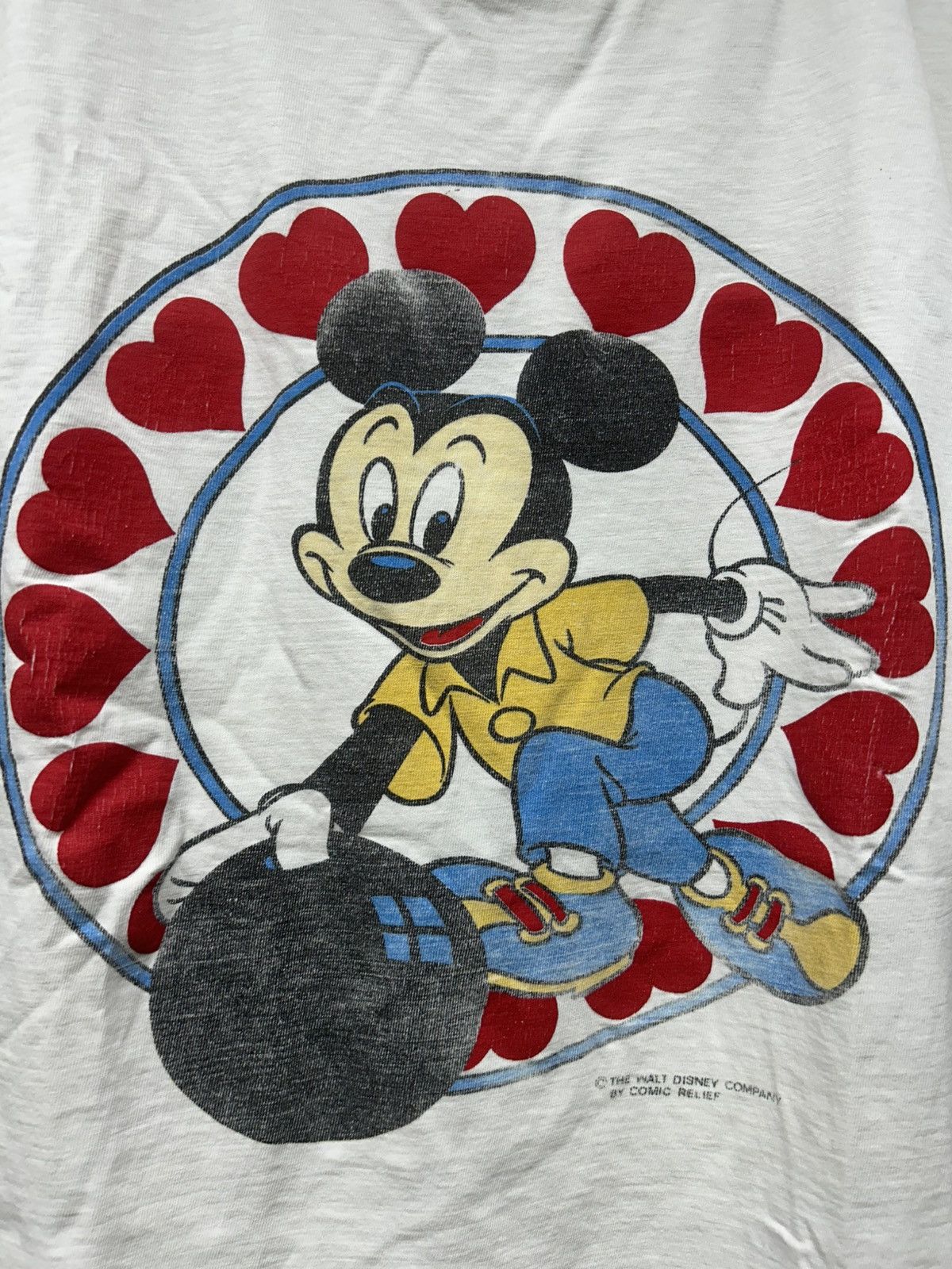 Mickey Mouse 90s Mickey Mouse Bowling Graphic Single Stitch Tshirt Size US L / EU 52-54 / 3 - 2 Thumbnail