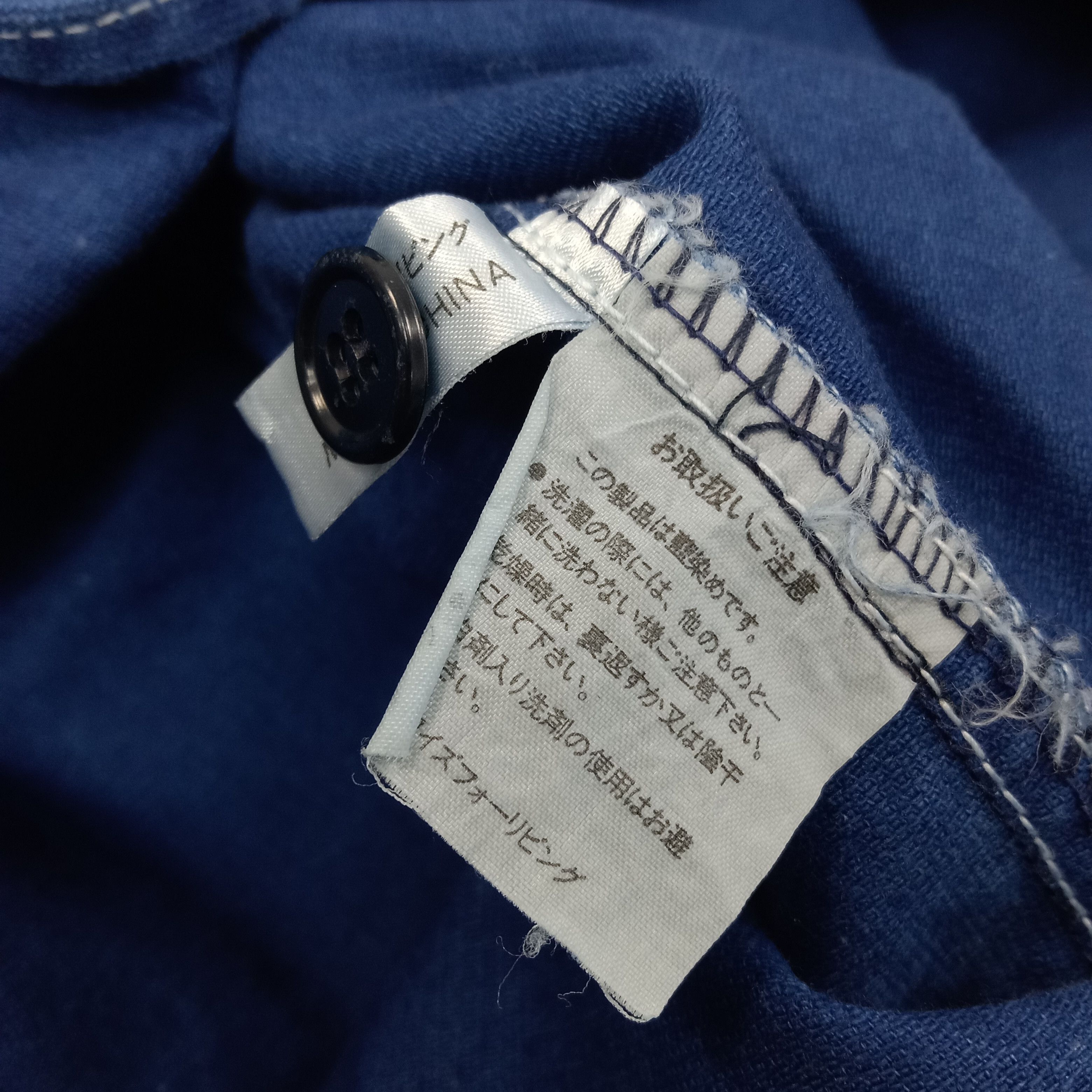 Yohji Yamamoto Y's For Living by Yohji Yamamoto Denim Jacket C248N22 Size US XL / EU 56 / 4 - 5 Thumbnail