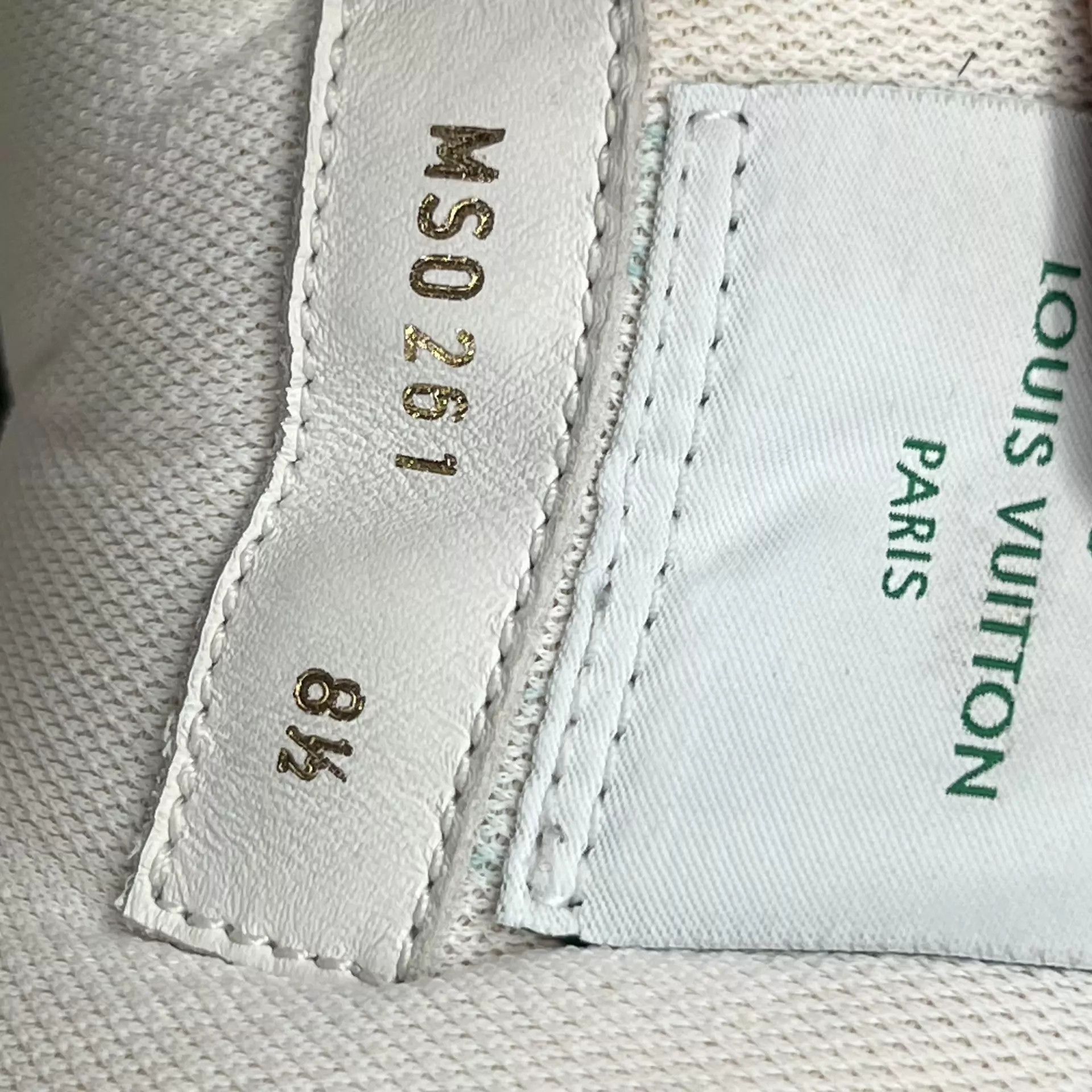 Louis Vuitton LV Trainer White Green Velcro 8.5/42.5 99 New Size US 9.5 / EU 42-43 - 8 Thumbnail
