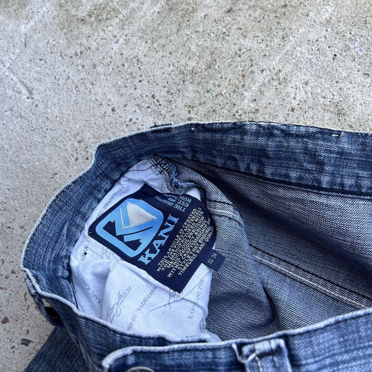 Karl Kani × Vintage Karl Kani 32x34 Vintage Y2K Big Logo Baggy Rap Denim Jeans Size US 32 / EU 48 - 9 Thumbnail