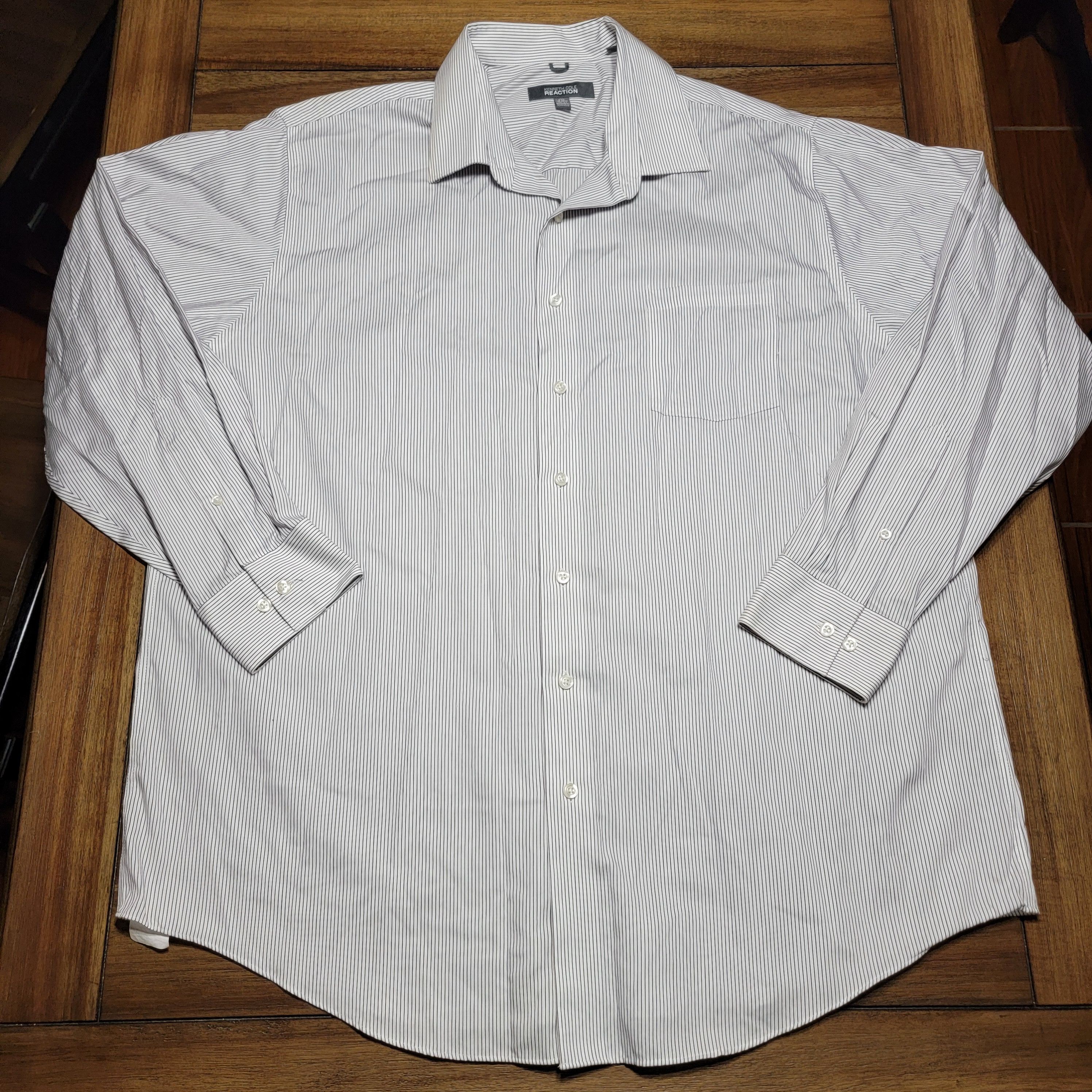 Kenneth Cole Kenneth Cole Reaction Full Button LS - Size XXL Reg Fit Size US XXL / EU 58 / 5 - 1 Thumbnail