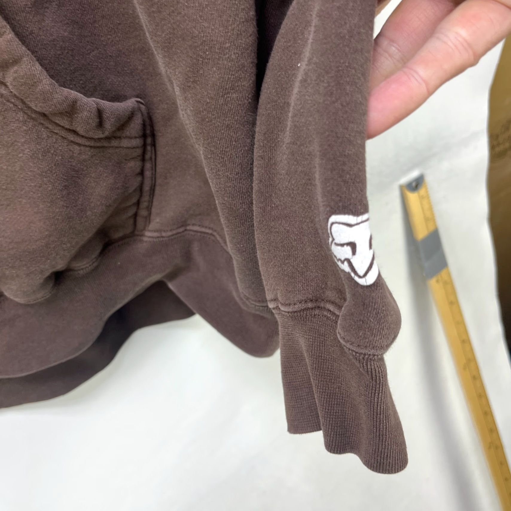 Fox Racing **VINTAGE 90S FOX RACING HOODIE BROWN XL** User: Vintage 90s Fox Racing Hoodie Brown XL Size US XL / EU 56 / 4 - 4 Thumbnail