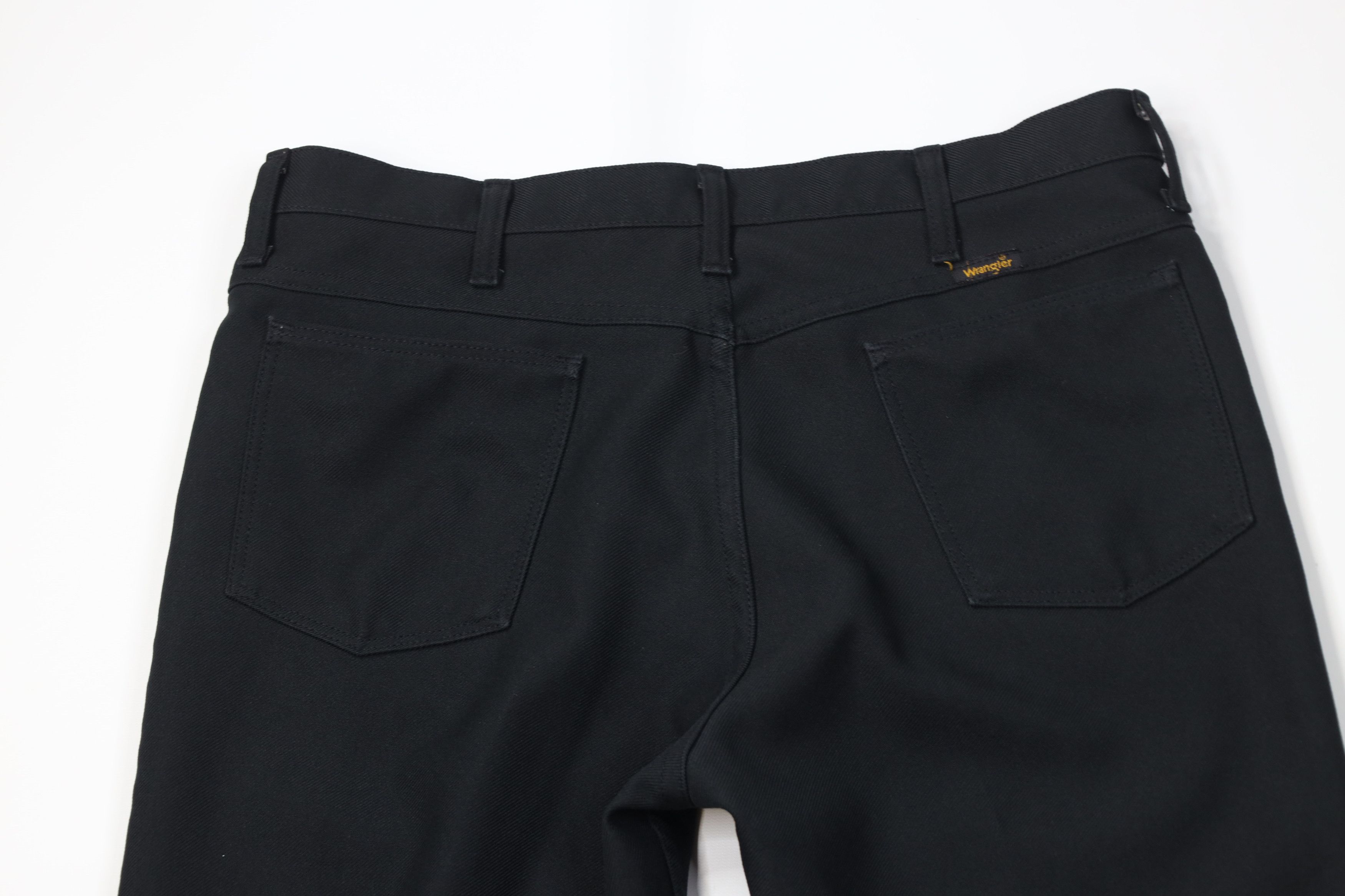 Wrangler Vintage 90s Wrangler Western Wide Leg Chino Pants Black USA Size US 34 / EU 50 - 8 Thumbnail