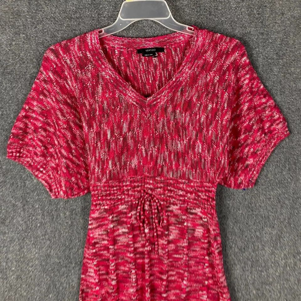 Other Vertigo Dress Women's Medium Sweater Knit Short Sleeve M Size M / US 6-8 / IT 42-44 - 2 Thumbnail