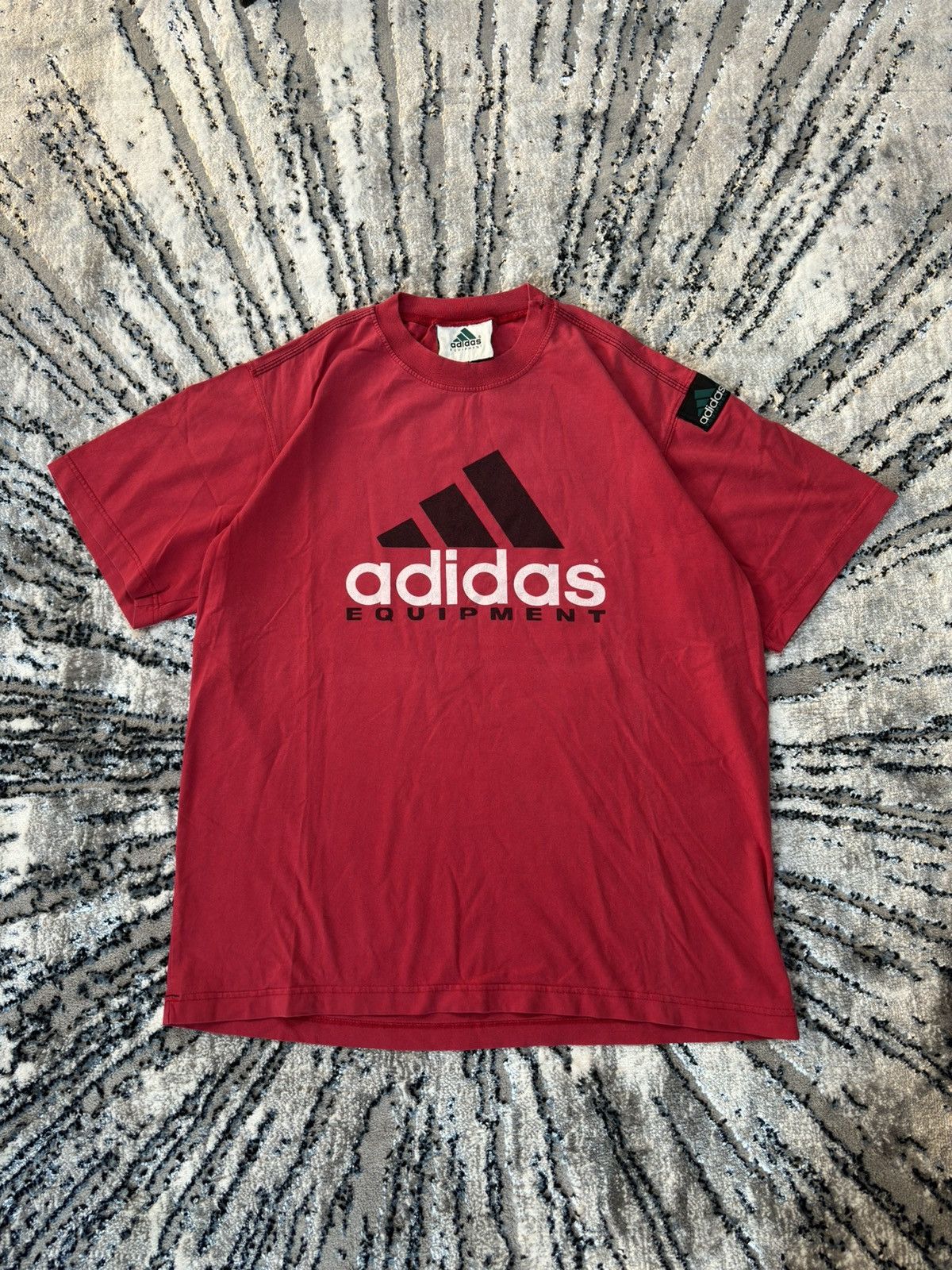 Adidas × Vintage 🛶 ADIDAS EQUIPMENT VINTAGE TEE RETRO T-SHIRT Gorpcore skate Size US M / EU 48-50 / 2 - 1 Thumbnail
