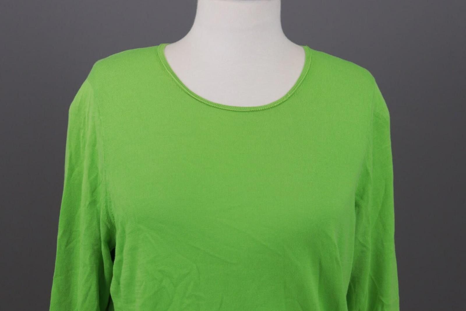 J.Crew J. Crew Green Crew Neck Relaxed Stretch Sweater Size L Size L / US 10 / IT 46 - 4 Thumbnail