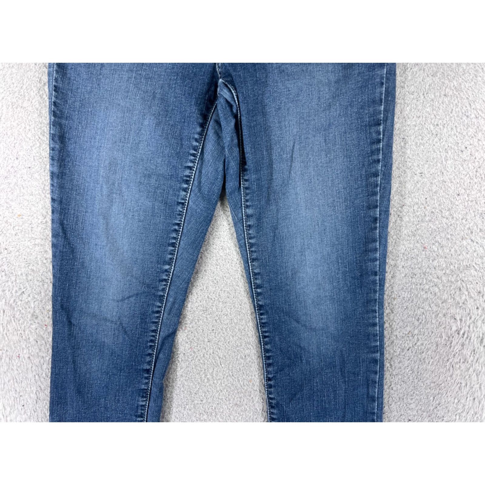 Levi's Levis Jeans Women 29 Blue Denim Mid Rise Skinny Cotton Blend 25x28 Size 29" - 3 Thumbnail