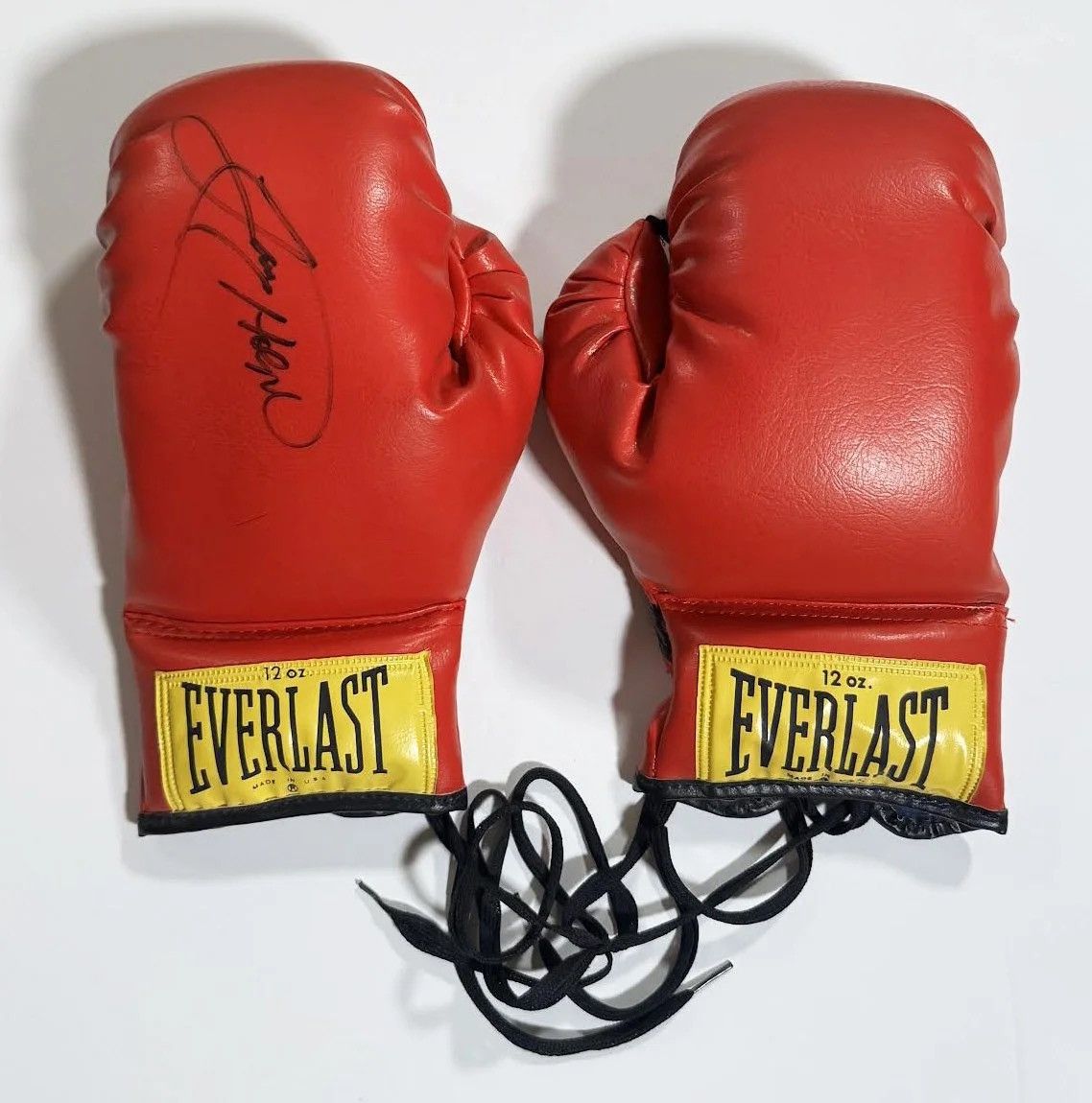 Everlast Vintage Everlast 12 Oz Pair Of Gloves Signed Larry Holmes Size ONE SIZE - 1 Thumbnail