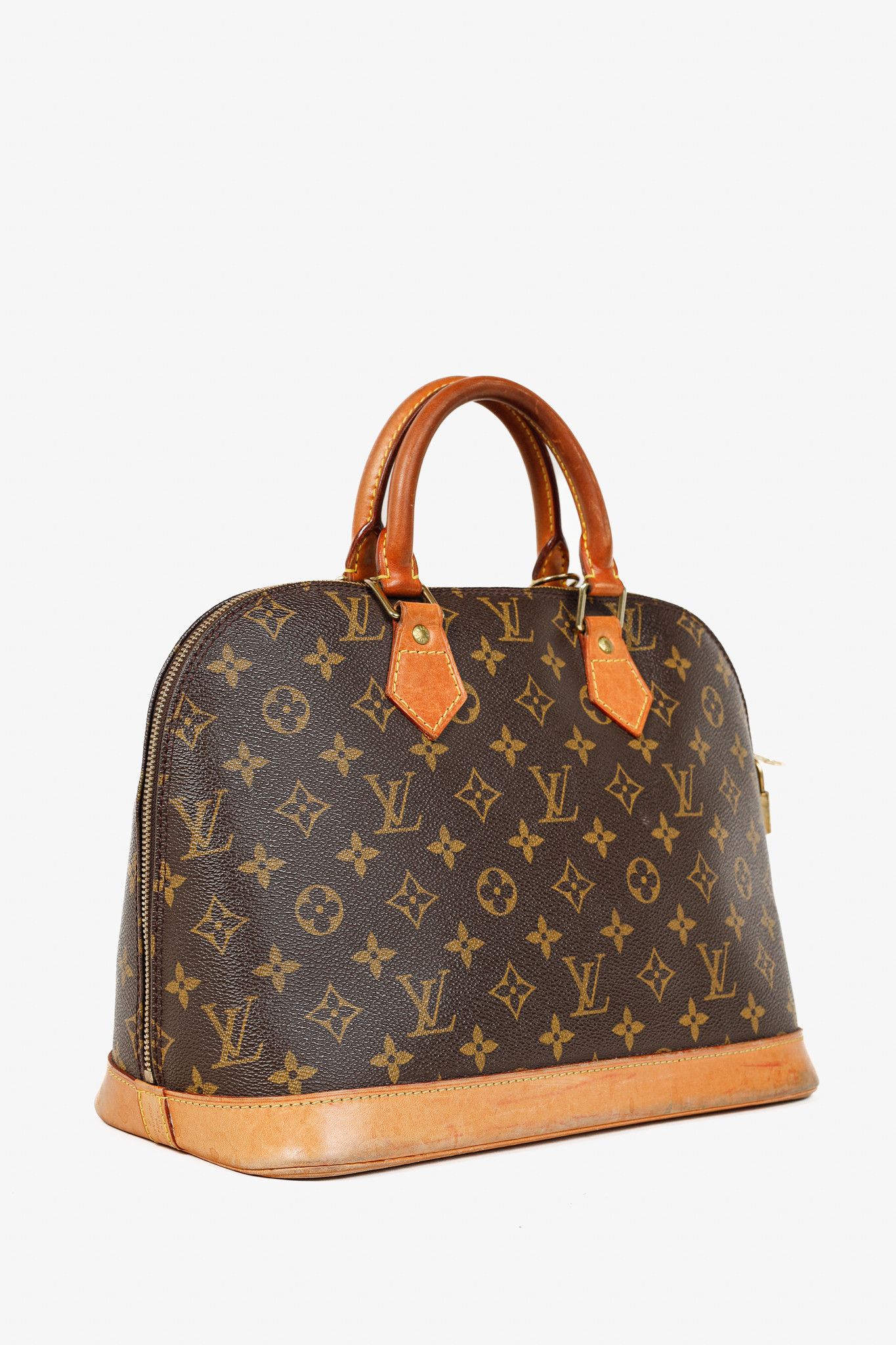 Louis Vuitton Louis Vuitton Vintage Alma Brown Monogram Handbag Size ONE SIZE - 2 Thumbnail