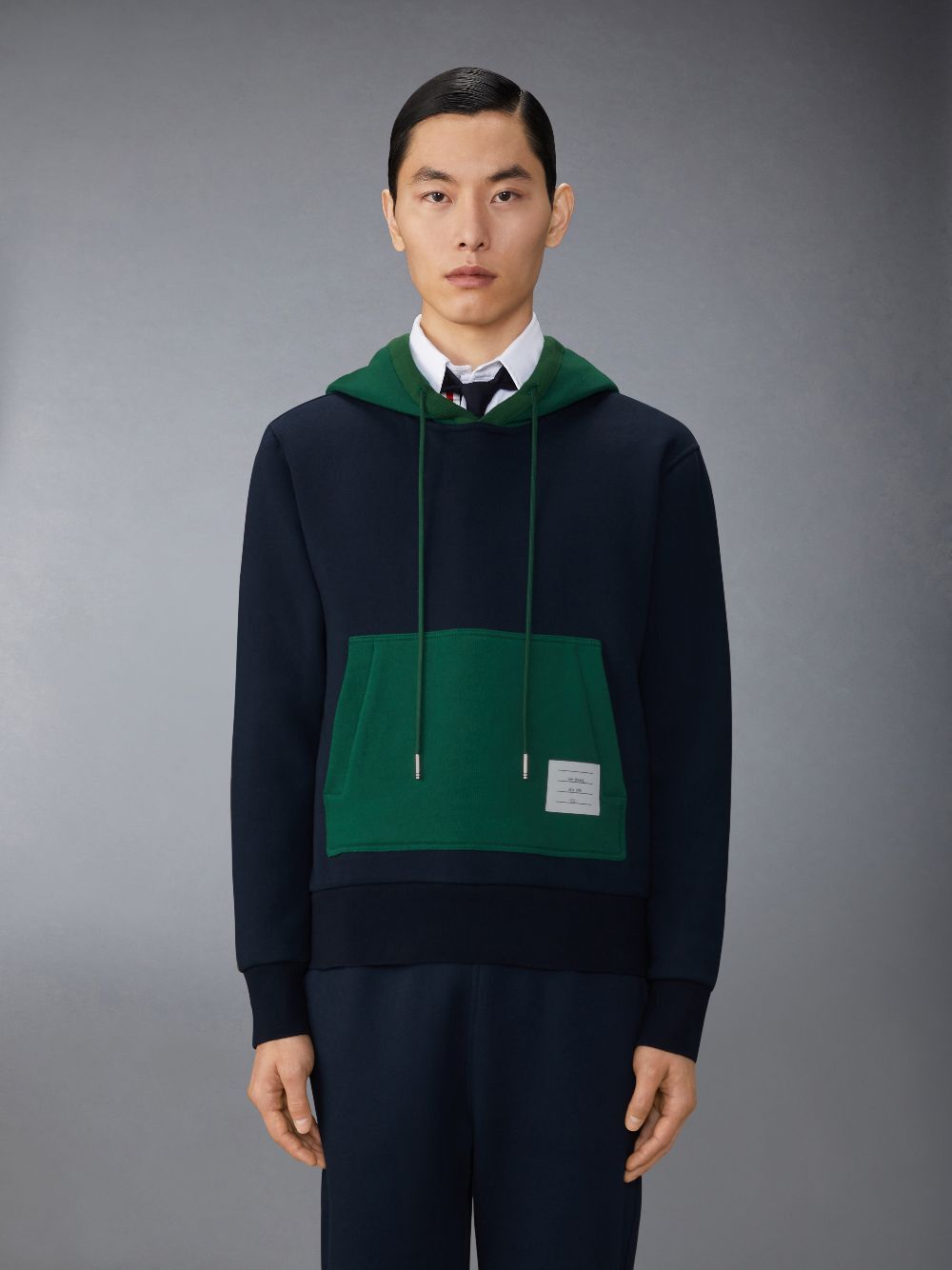 Thom Browne o1s22i1n1124 Hoodie in Black Green Size US XL / EU 56 / 4 - 5 Thumbnail