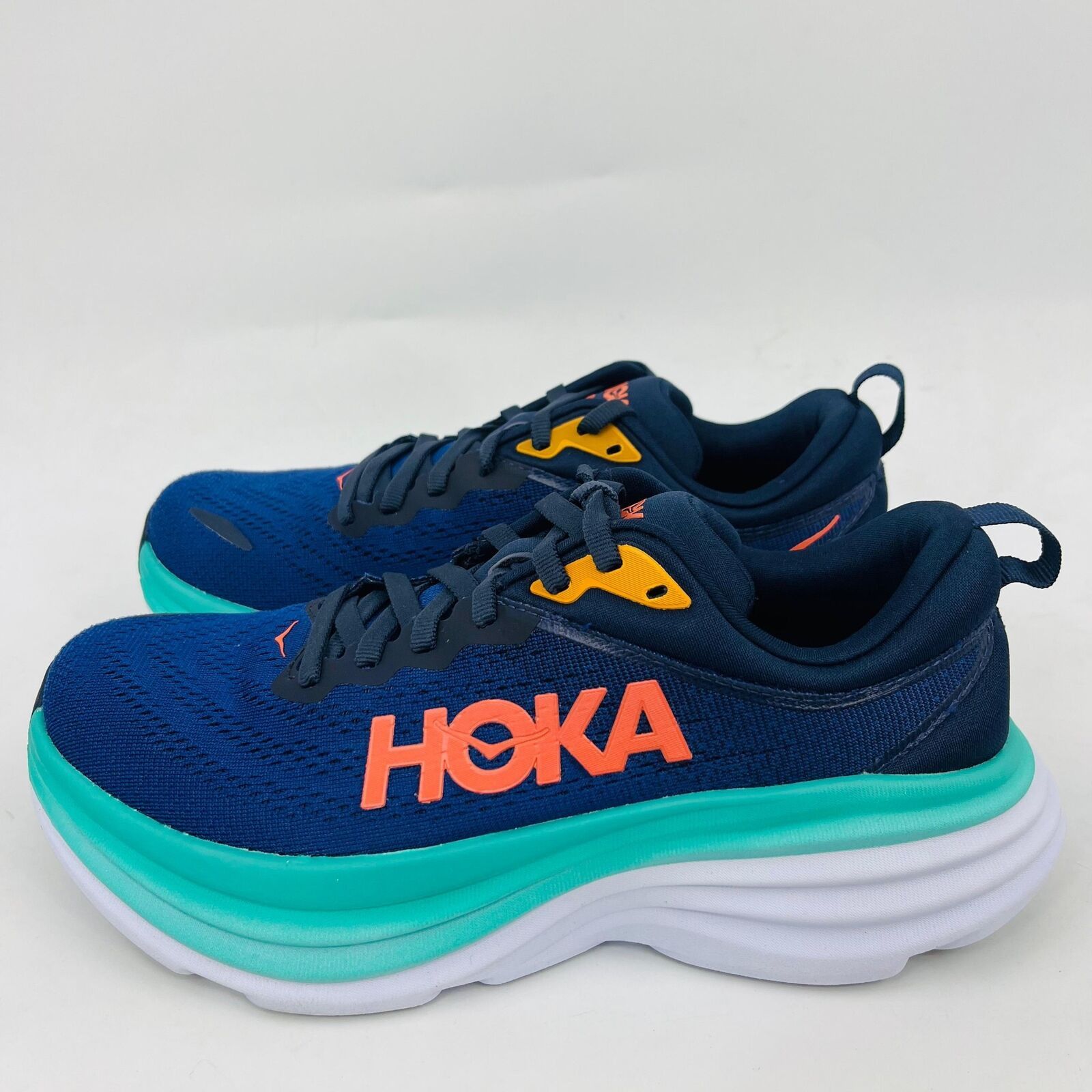 Hoka HOKA WOMENS BONDI 8 NAVY/TURQUOISE RUNNING SHOES SIZE 6.5B Size US 6.5 / IT 36.5 - 4 Thumbnail