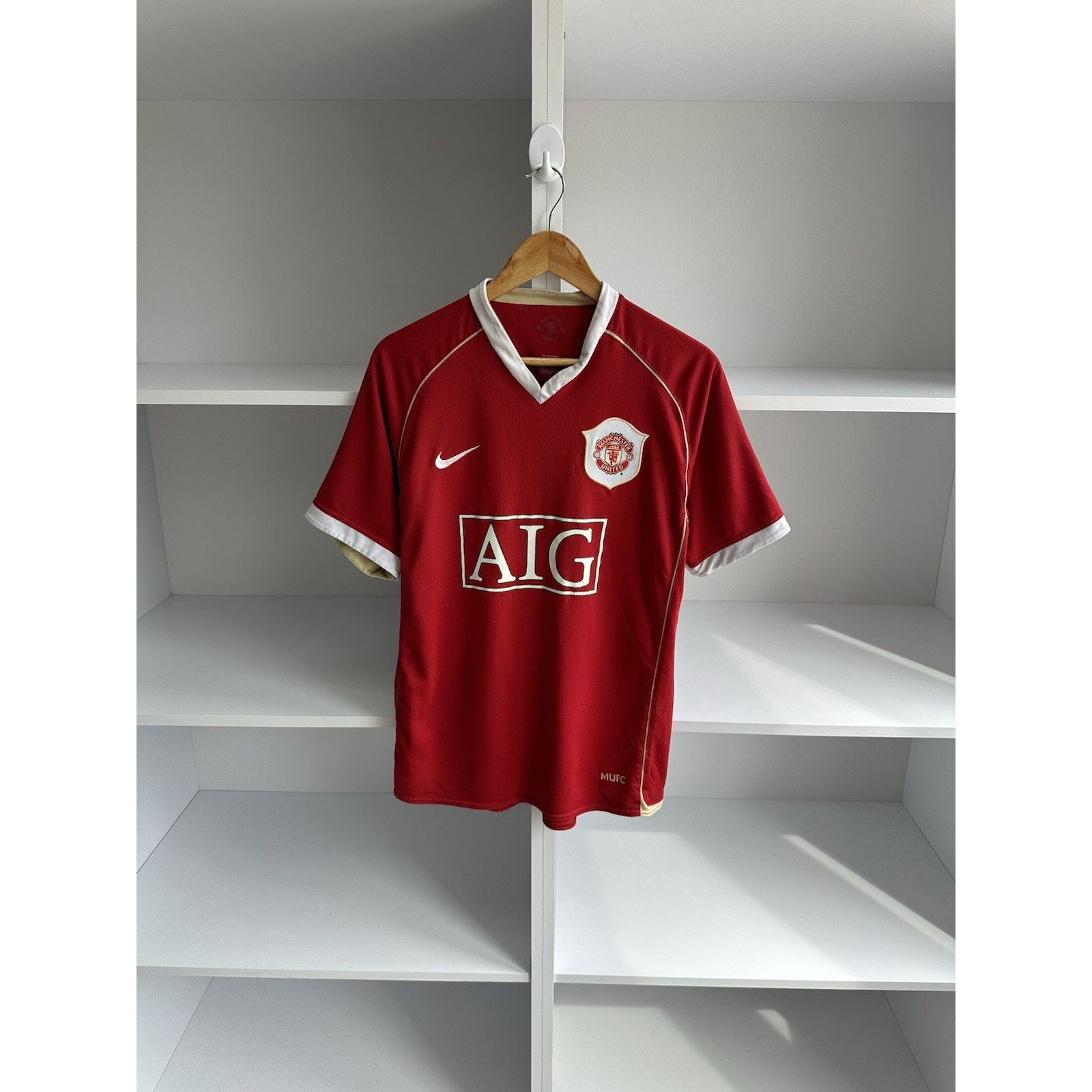 MANCHESTER UNITED 2006 2007 HOME FOOTBALL SHIRT SOCCER