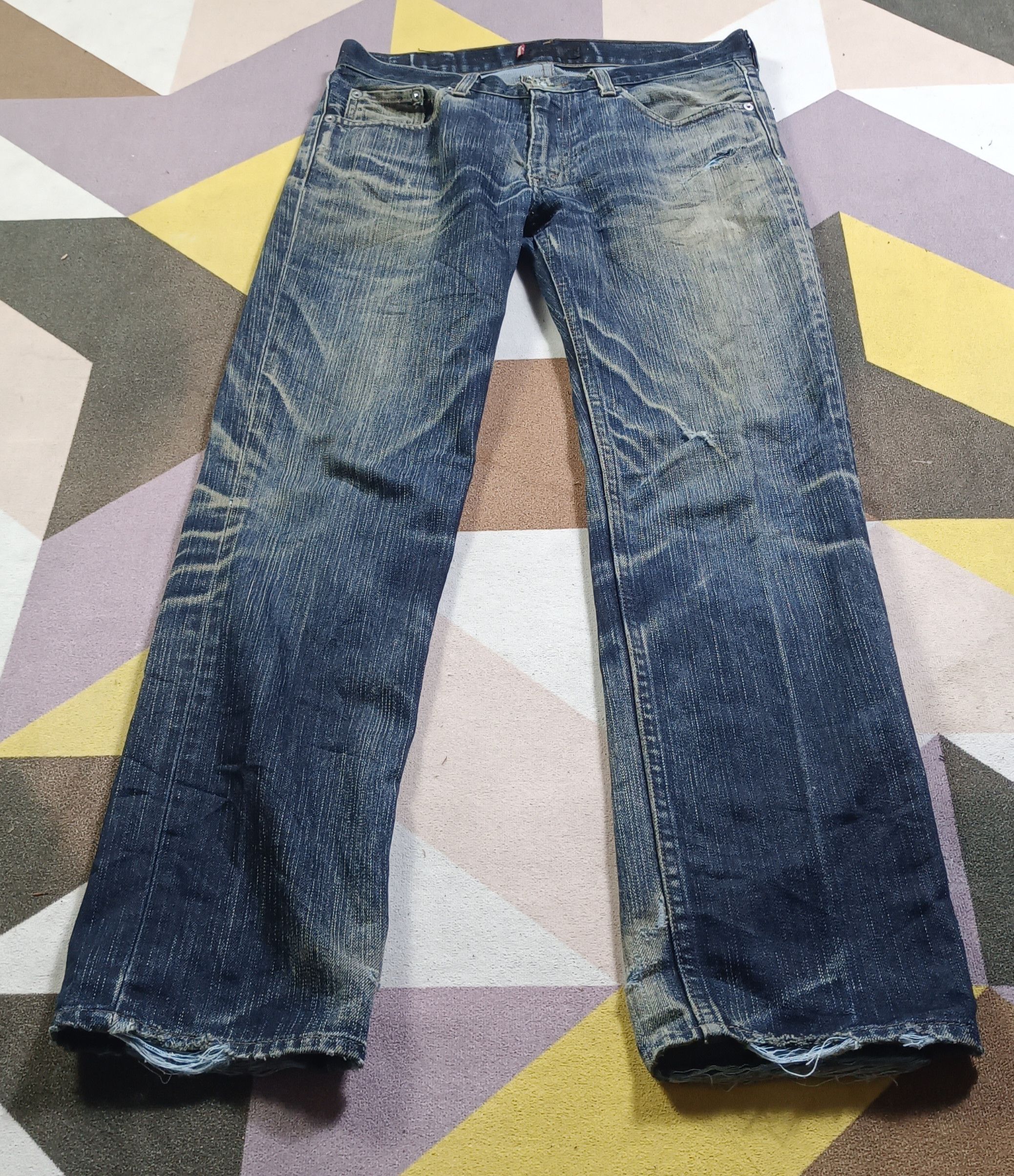 Levi's Vintage 90s💥 Levi's Premium Red Tab Button 109 Size US 30 / EU 46 - 2 Thumbnail