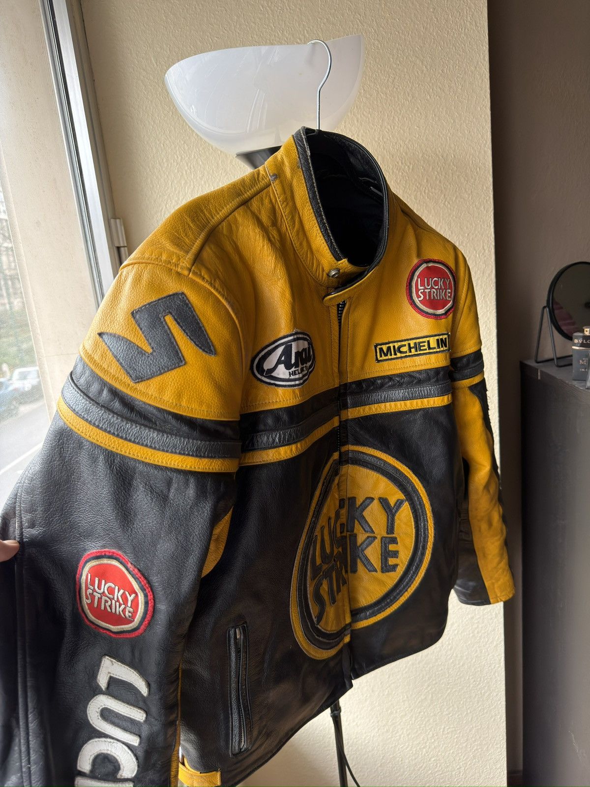 Leather Real leather jacket racing arrow lucky strike arai michelin Size US L / EU 52-54 / 3 - 10 Thumbnail