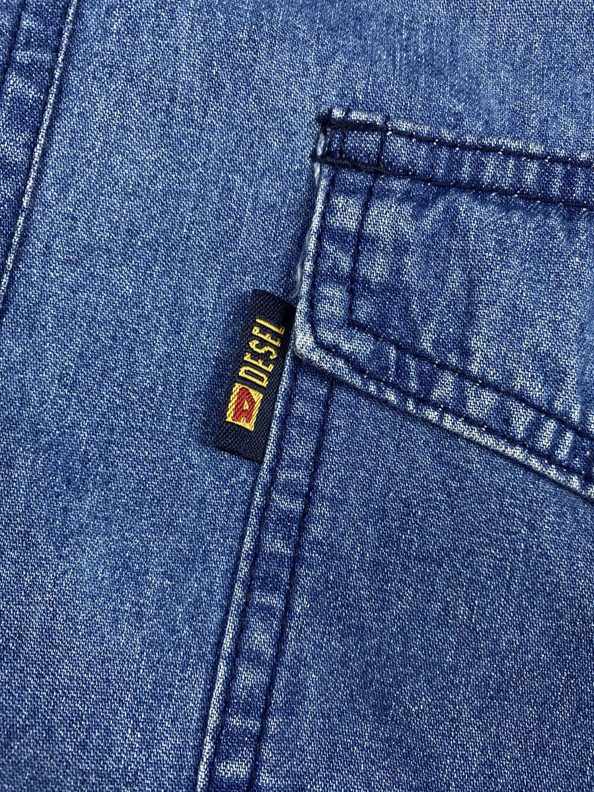 Other Vintage Bootleg Diesel Style Denim Shirt Western Workwear Size US L / EU 52-54 / 3 - 9 Thumbnail