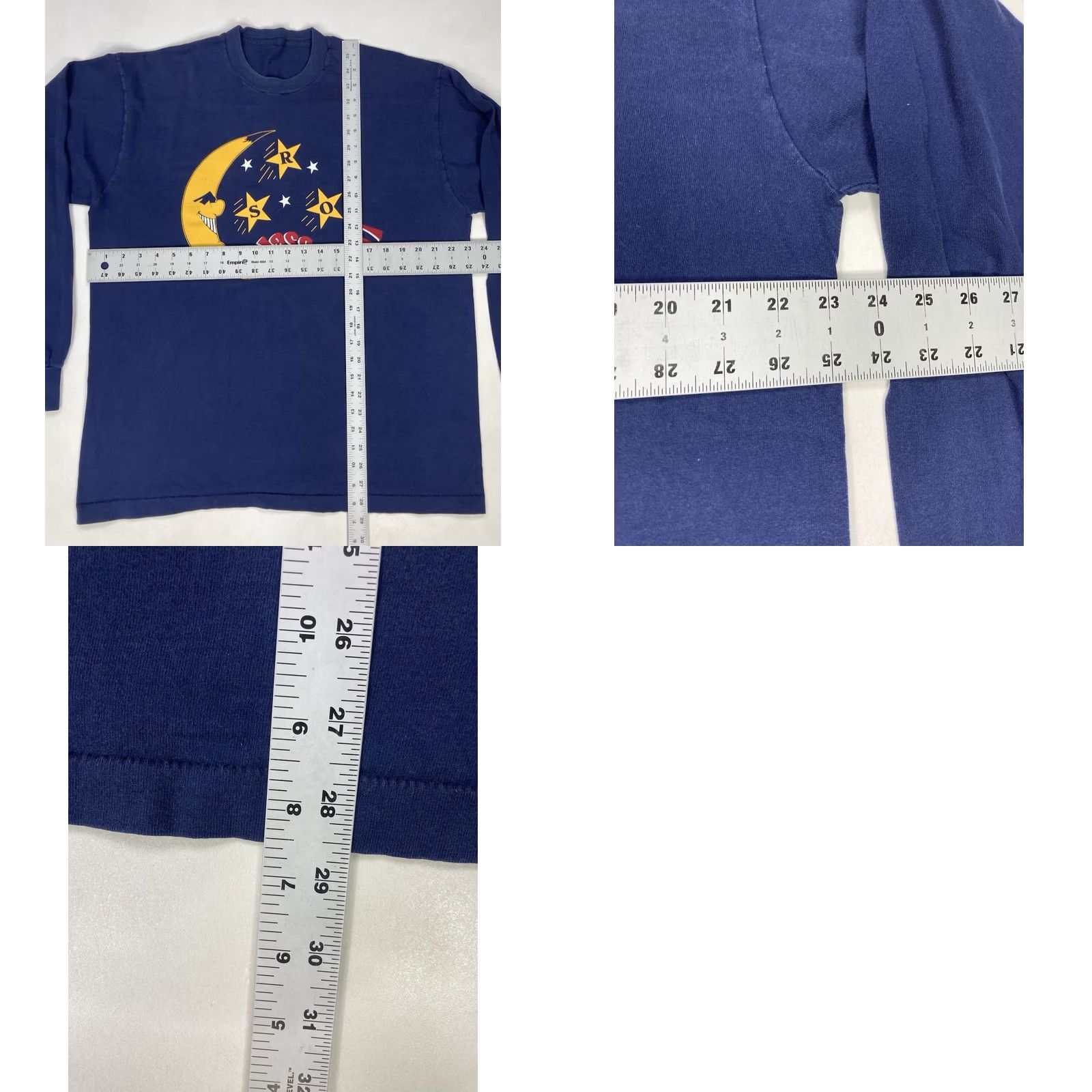 Fruit Of The Loom VINTAGE Fruit of the Loom CLASS OF 1997 Long Sleeve T-Shirt Men XL Blue 90s Graphic Print Crew Neck Size US XL / EU 56 / 4 - 8 Thumbnail
