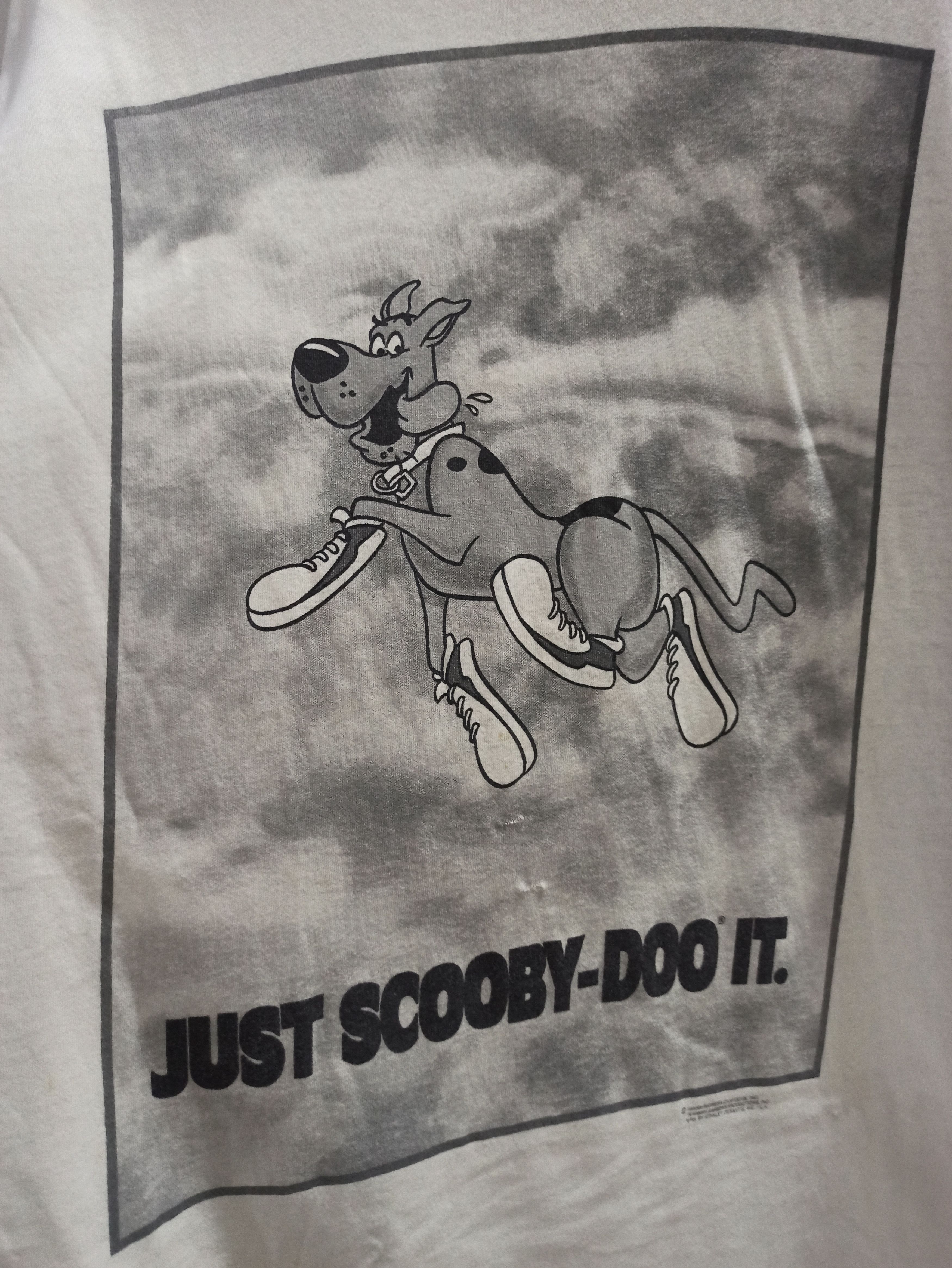 Vintage Vintage 90s Scooby-Doo x nike just do it parody shirt Size US XL / EU 56 / 4 - 1 Thumbnail