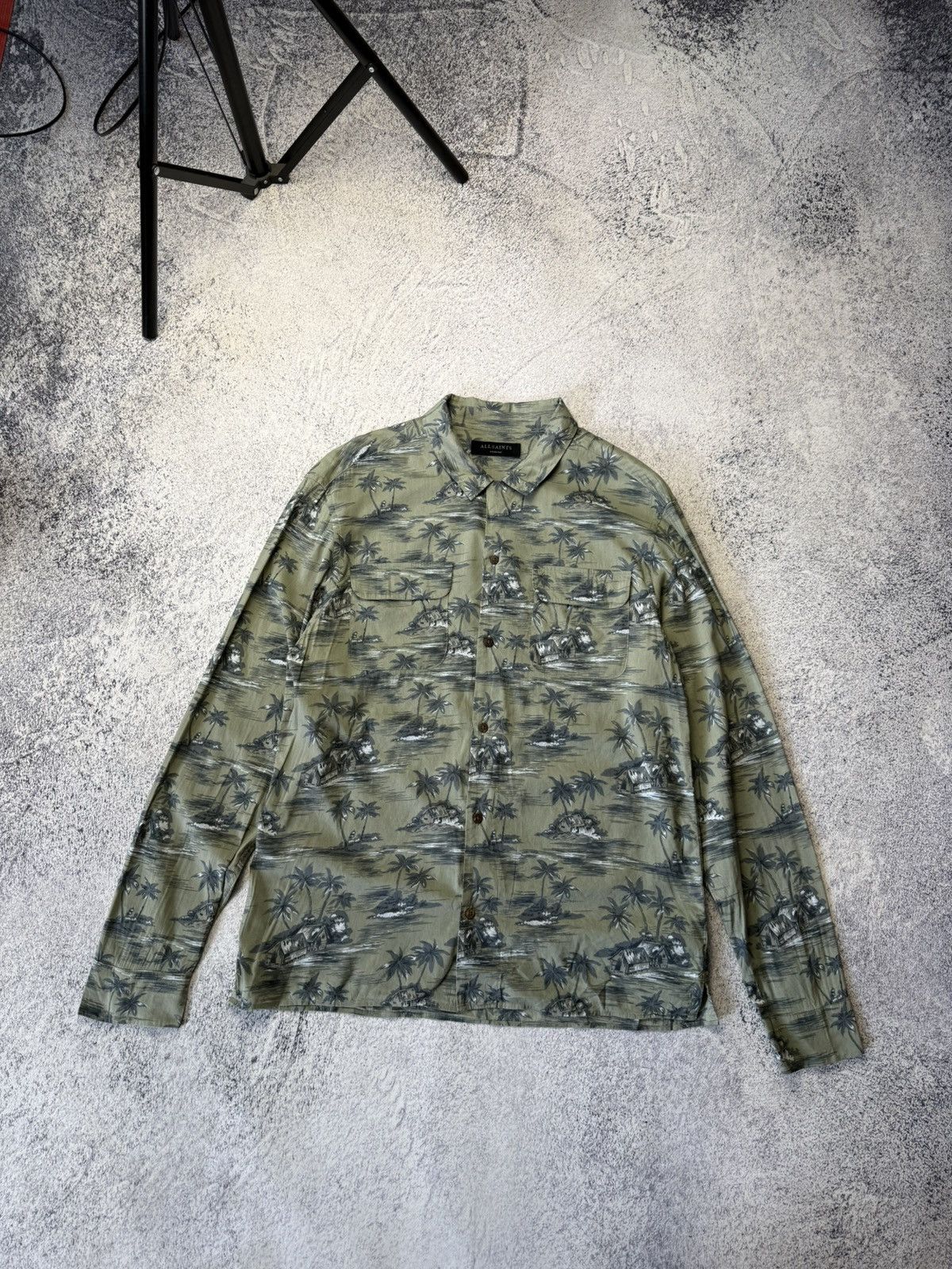 Allsaints Designer Allsaints AWA Hawaii crazy oversize shirt Size US M / EU 48-50 / 2 - 4 Thumbnail