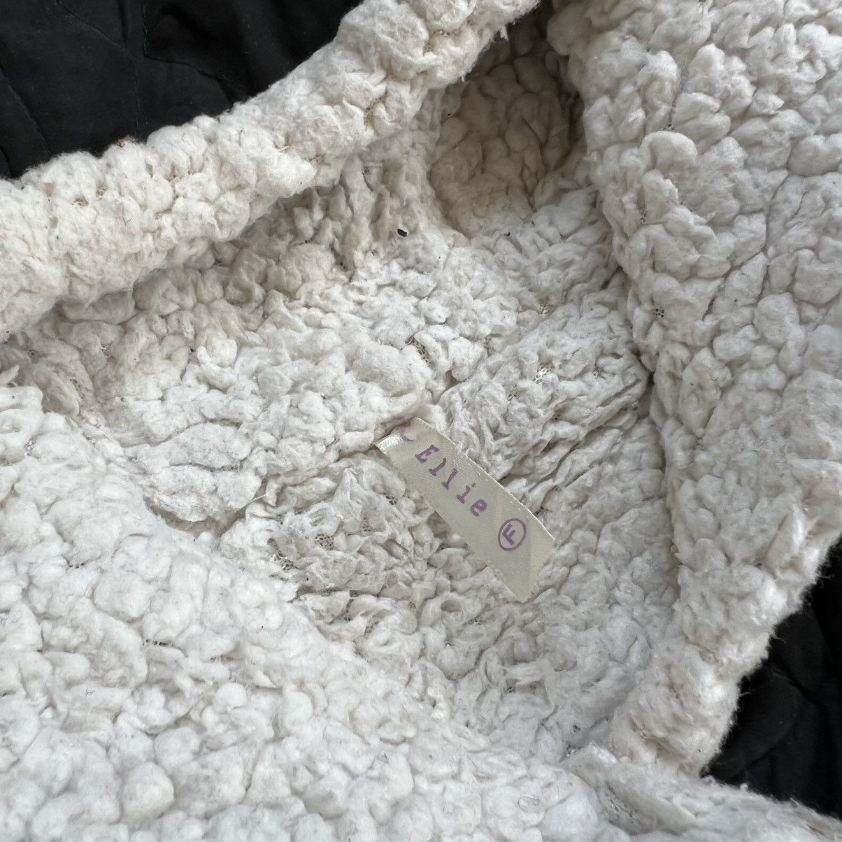 Japanese Brand 2000s Ellie Quilted Sherpa Parka Jacket Size ONE SIZE - 5 Thumbnail