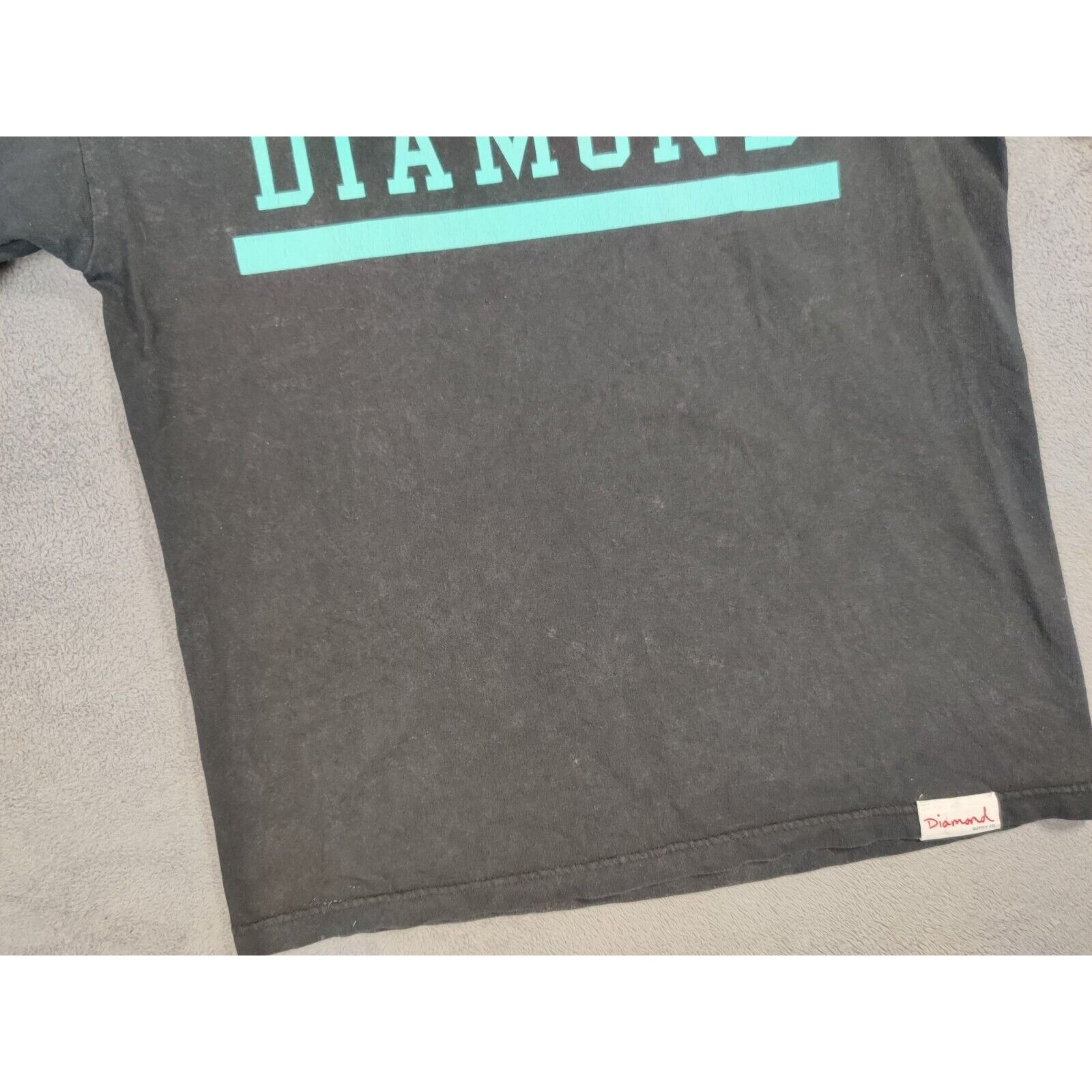 Diamond Supply Co. Diamond Supply Co Shirt Adult Mens Large Black Teal Size US L / EU 52-54 / 3 - 4 Thumbnail