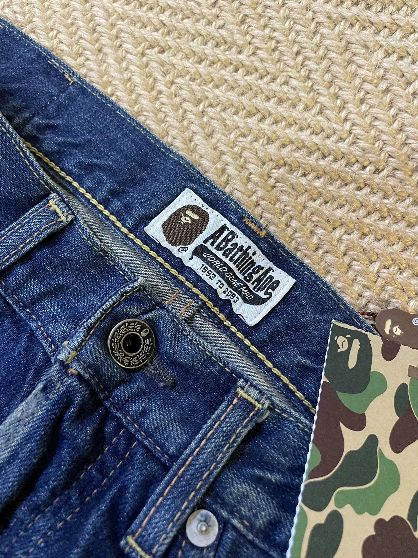 Bape BAPE TYPE2 NWT Camo Patch Washed Distressed JeansM Size US 32 / EU 48 - 6 Thumbnail
