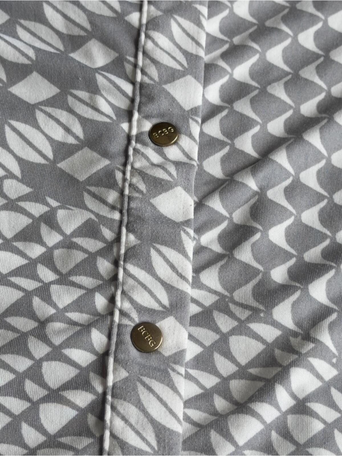 Bcbgmaxazria bcbgmaxazria / Button Up Blouse Cami / Geo Print Medium Size M / US 6-8 / IT 42-44 - 5 Thumbnail