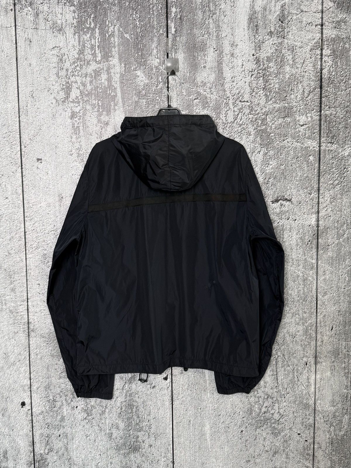 Prada Prada Navy Nylon Hooded Zip Jacket Metal Logo Men’s Size L Size US L / EU 52-54 / 3 - 18 Thumbnail