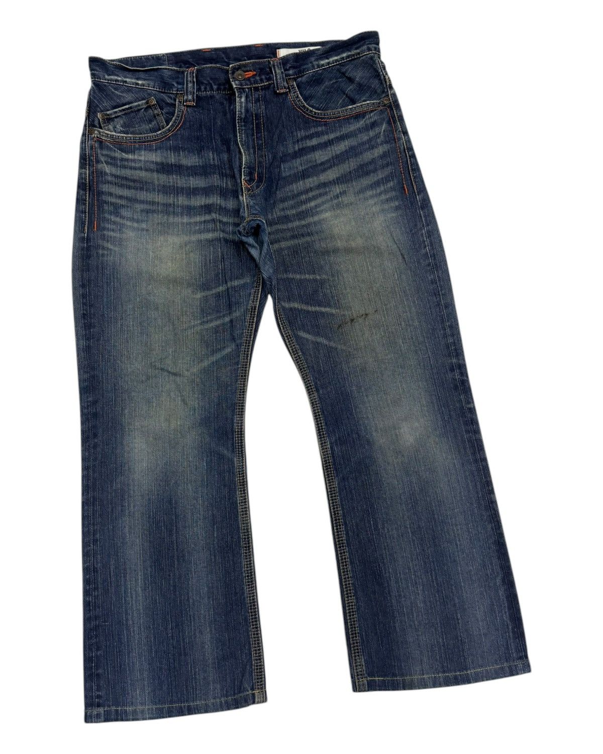 Le Grande Bleu (L.G.B.) 🔥EDWIN XV-S BUCKLE BACK OVERSIZED DENIM BAGGY JEANS Size US 38 / EU 54 - 3 Thumbnail