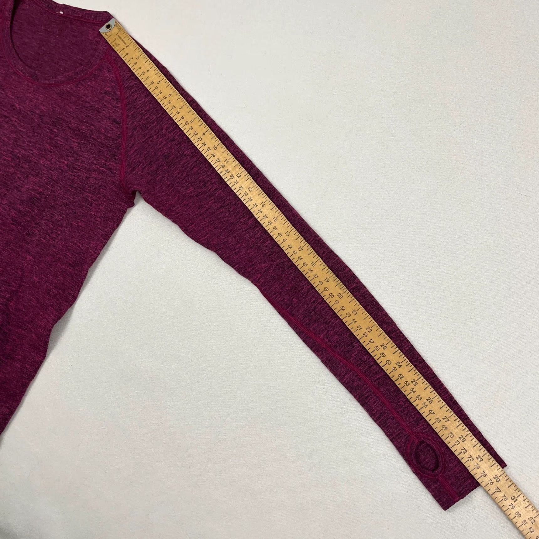 Lululemon Lululemon Swiftly Tech Shirt Size 12 Heathered Pink Long Sleeve Gym Yoga Workout Size XL / US 12-14 / IT 48-50 - 7 Thumbnail
