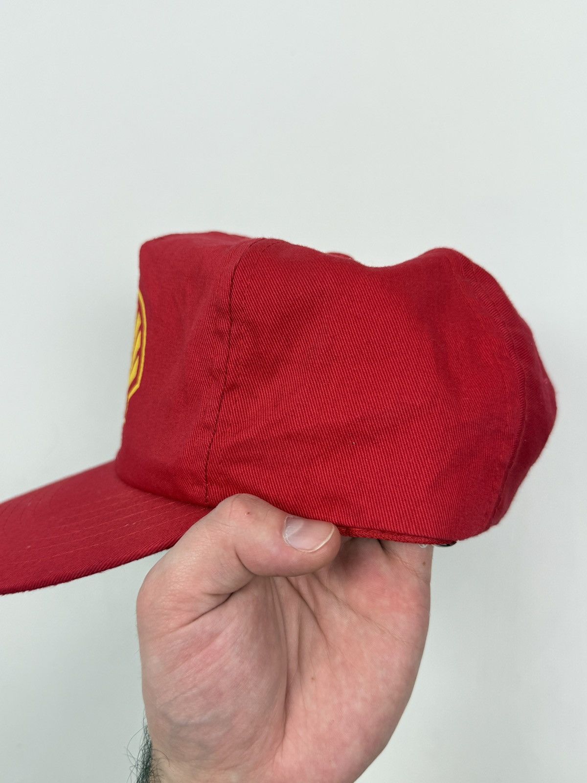 Vintage 1990s Vintage Shell Gasoline Logo Racing Snapback Hat Cap Size ONE SIZE - 7 Thumbnail